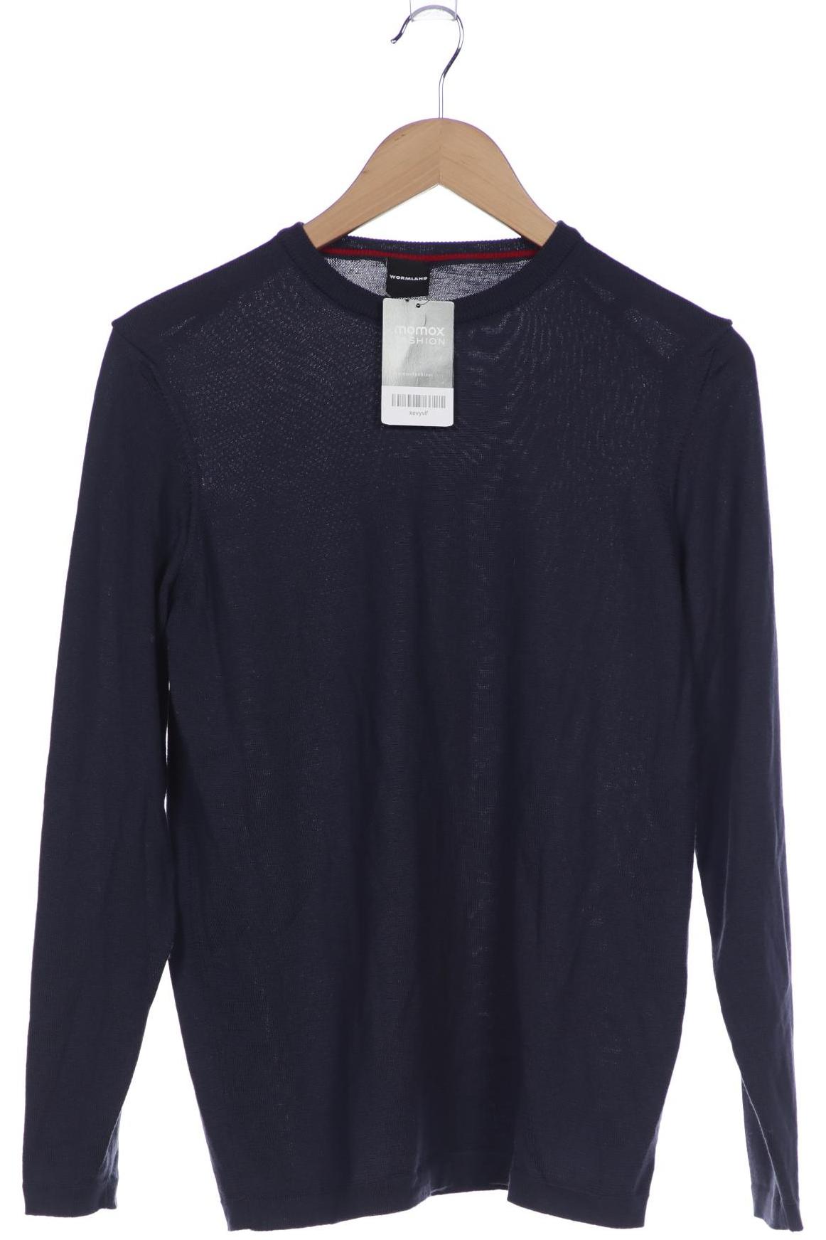 

Theo Wormland Herren Pullover, blau, Gr. 48