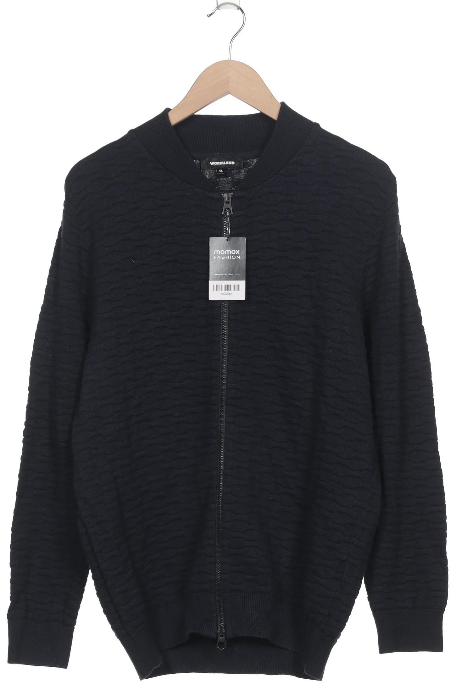 

Theo Wormland Herren Strickjacke, marineblau, Gr. 54