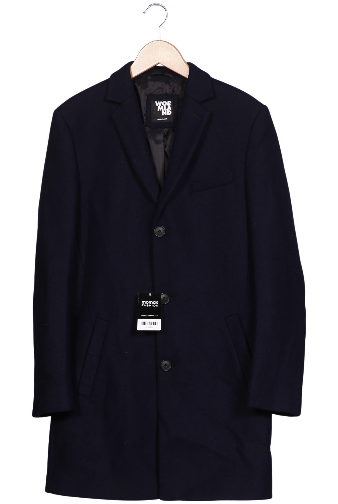 Thumbnail - Theo Wormland Herren Mantel, marineblau, Gr. 46