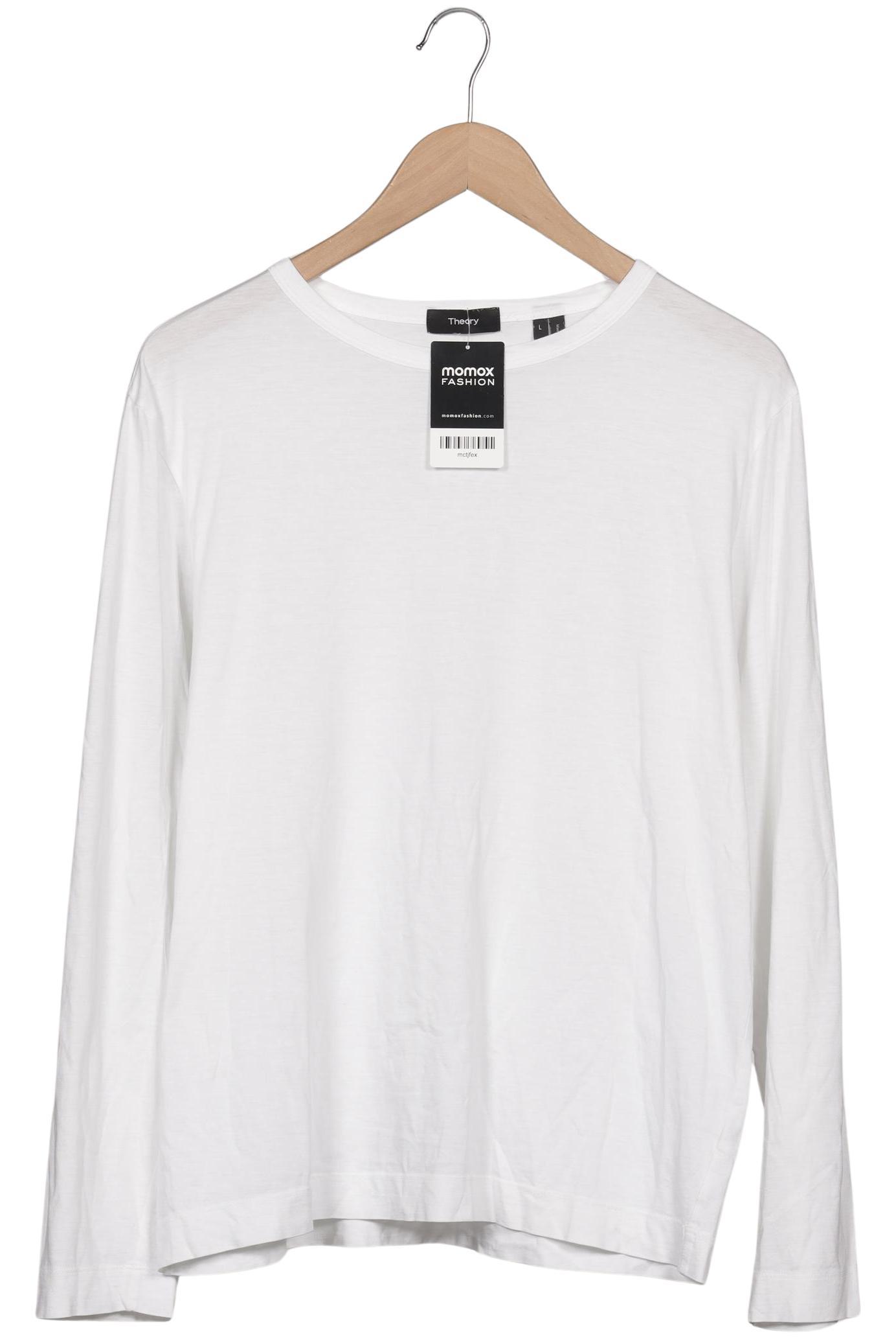 

Theory Herren Langarmshirt, weiß, Gr. 52