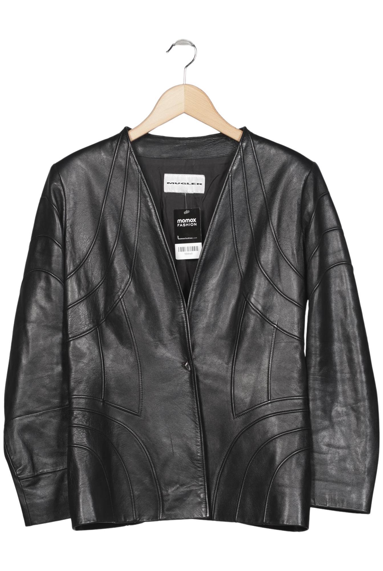 

Thierry Mugler Damen Jacke, schwarz, Gr. 38