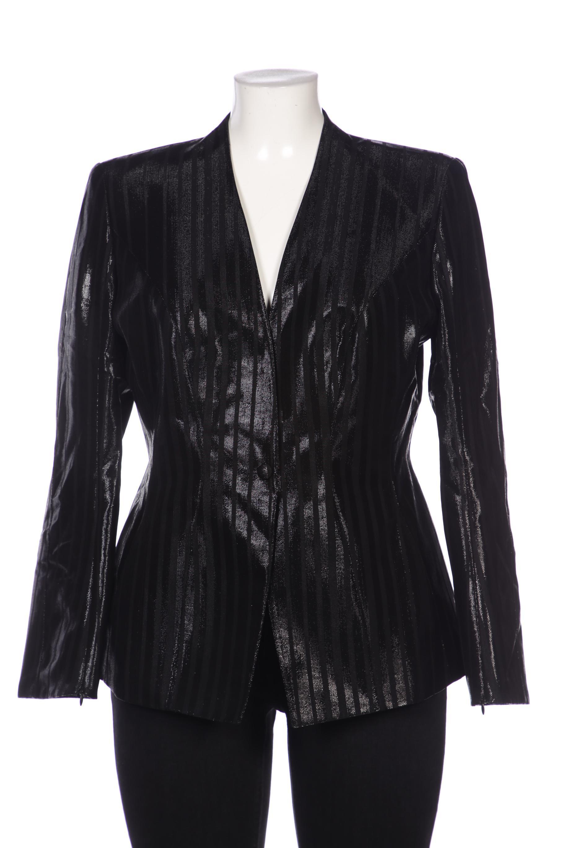 

Thierry Mugler Damen Blazer, schwarz, Gr. 46