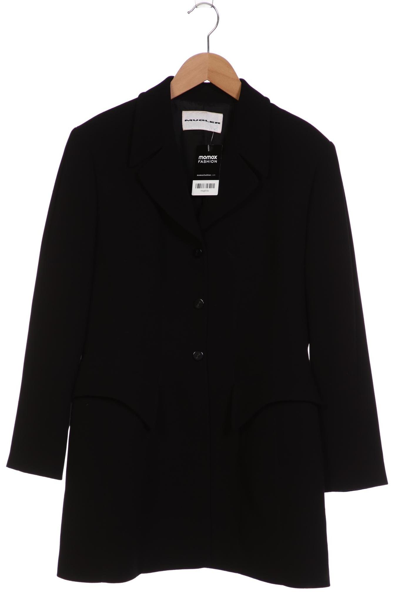 

Thierry Mugler Damen Mantel, schwarz, Gr. 44