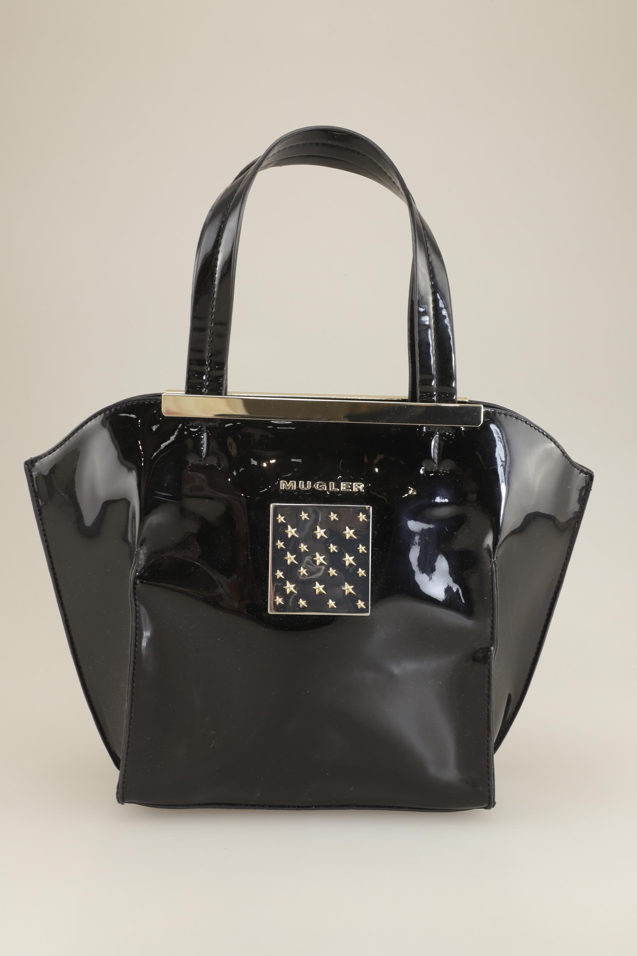 

Thierry Mugler Damen Handtasche, schwarz, Gr.