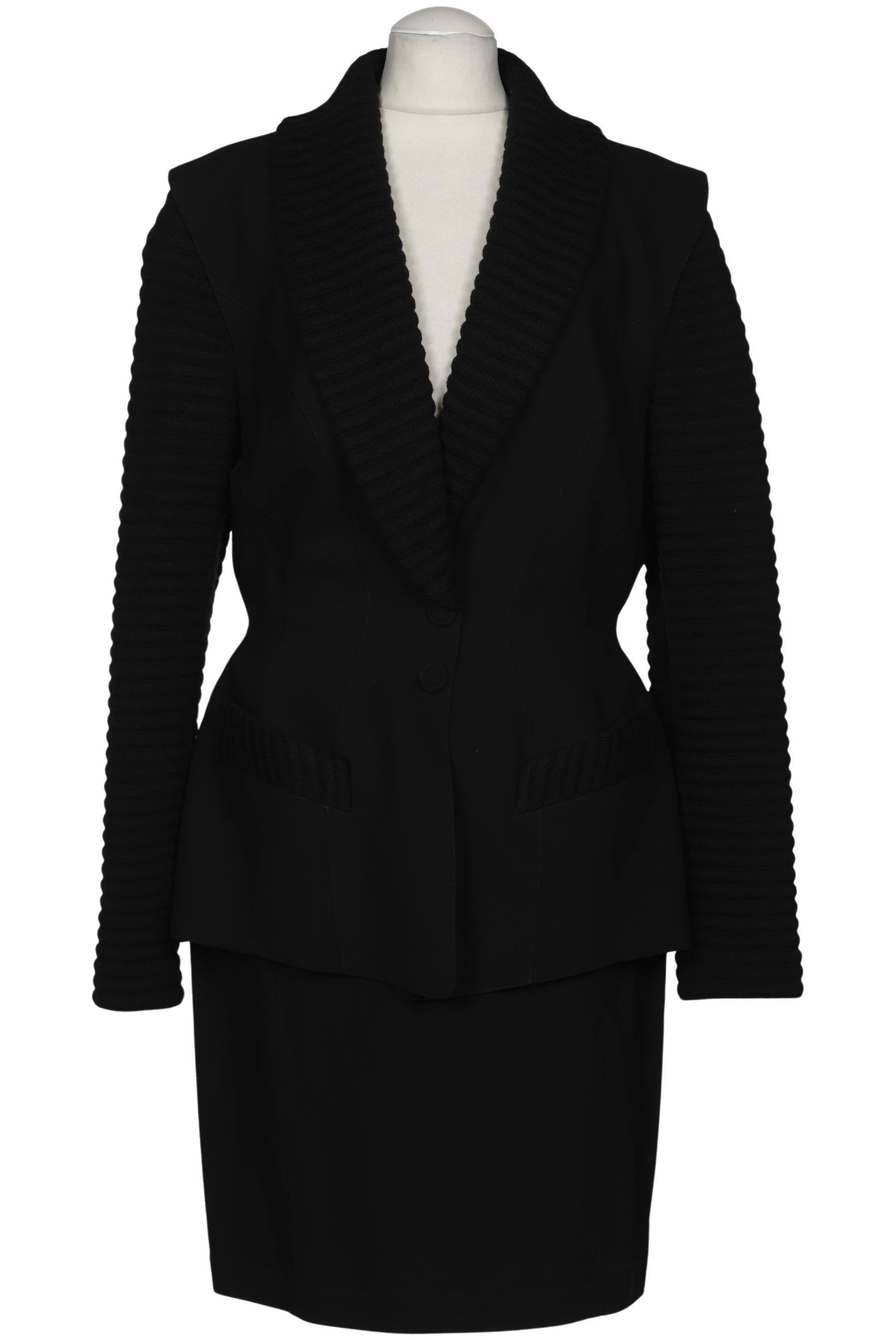 

Thierry Mugler Damen Anzug, schwarz, Gr. 42