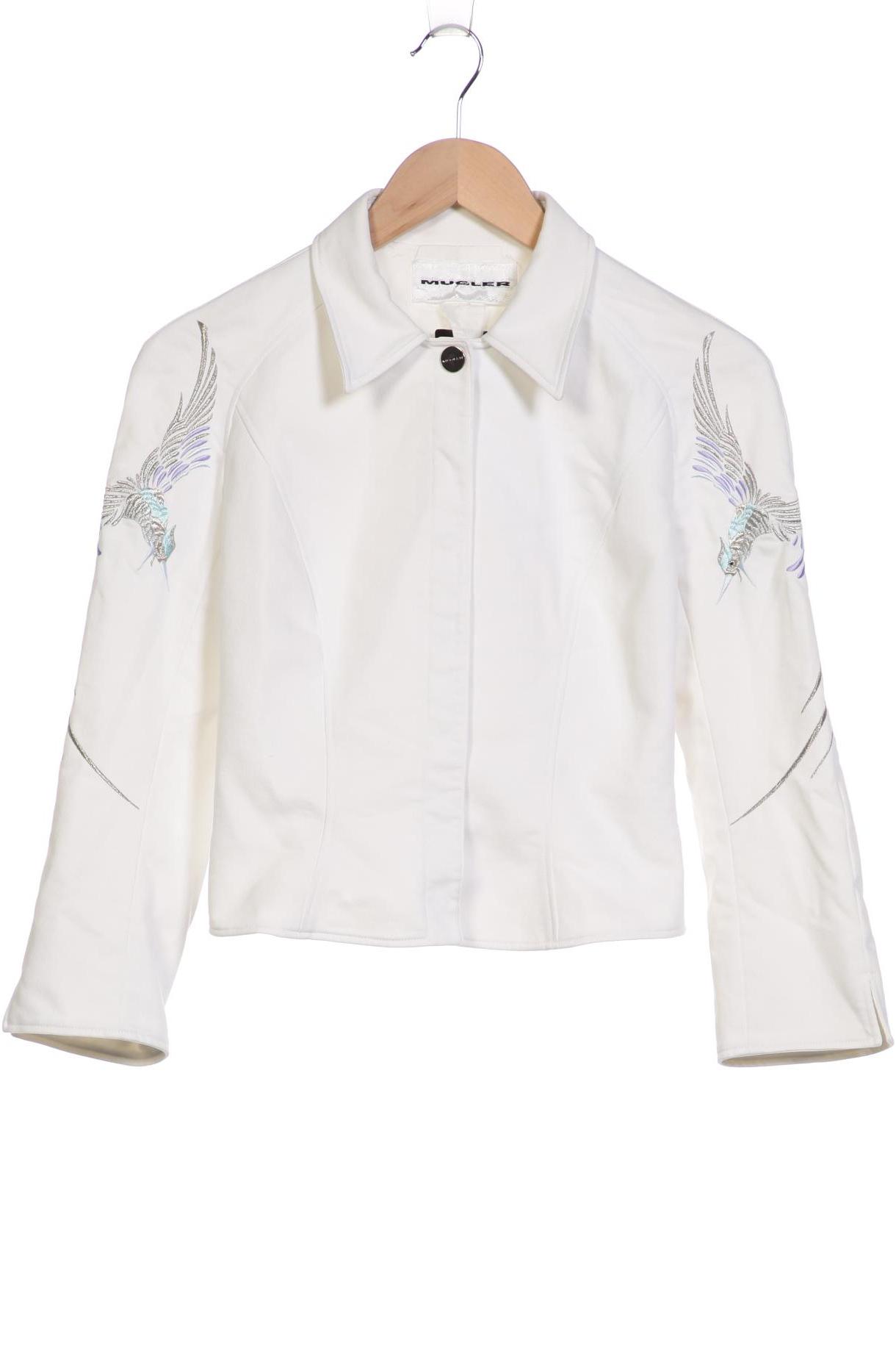 

Thierry Mugler Damen Blazer, weiß, Gr. 38
