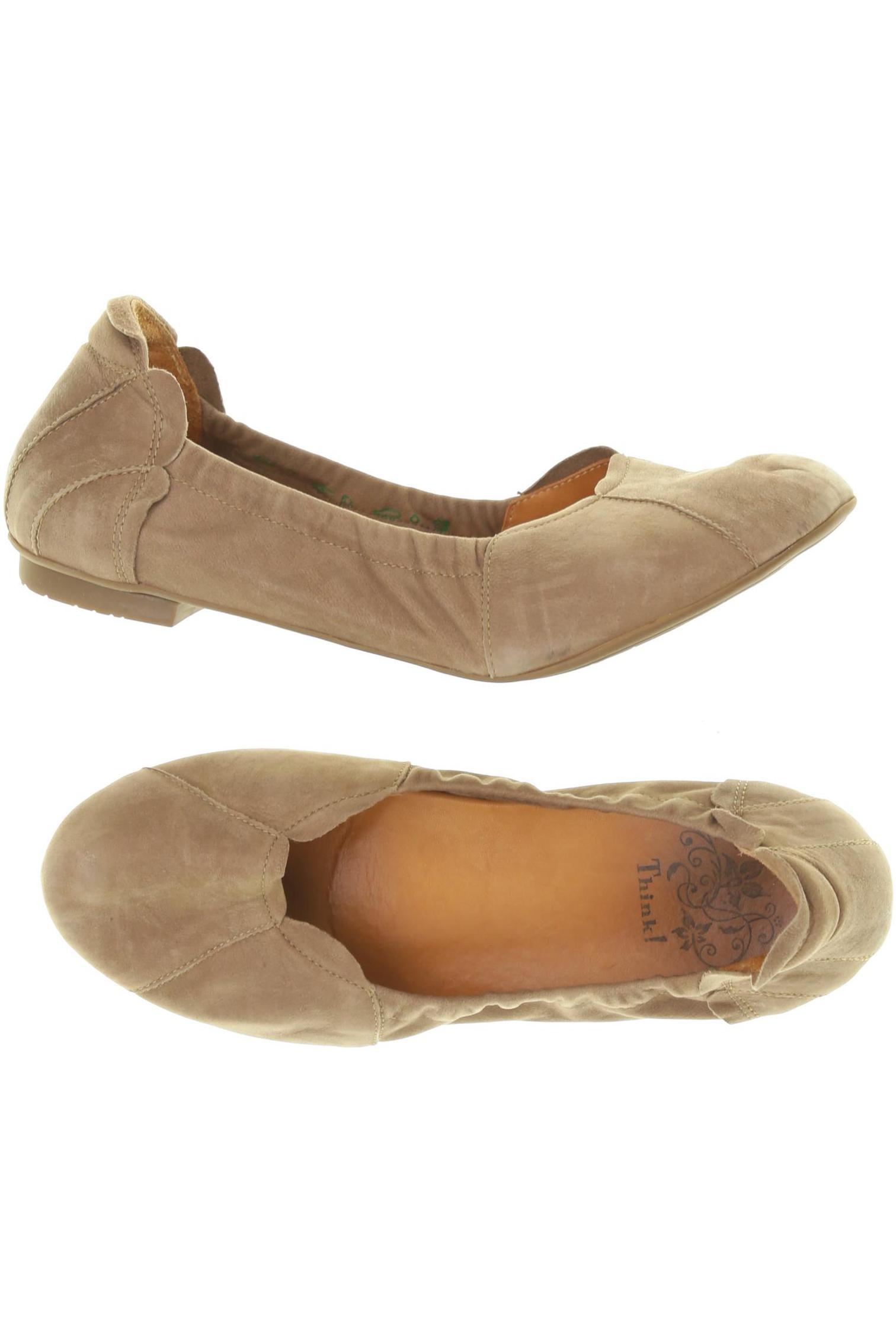 

Think! Damen Ballerinas, braun, Gr. 6.5