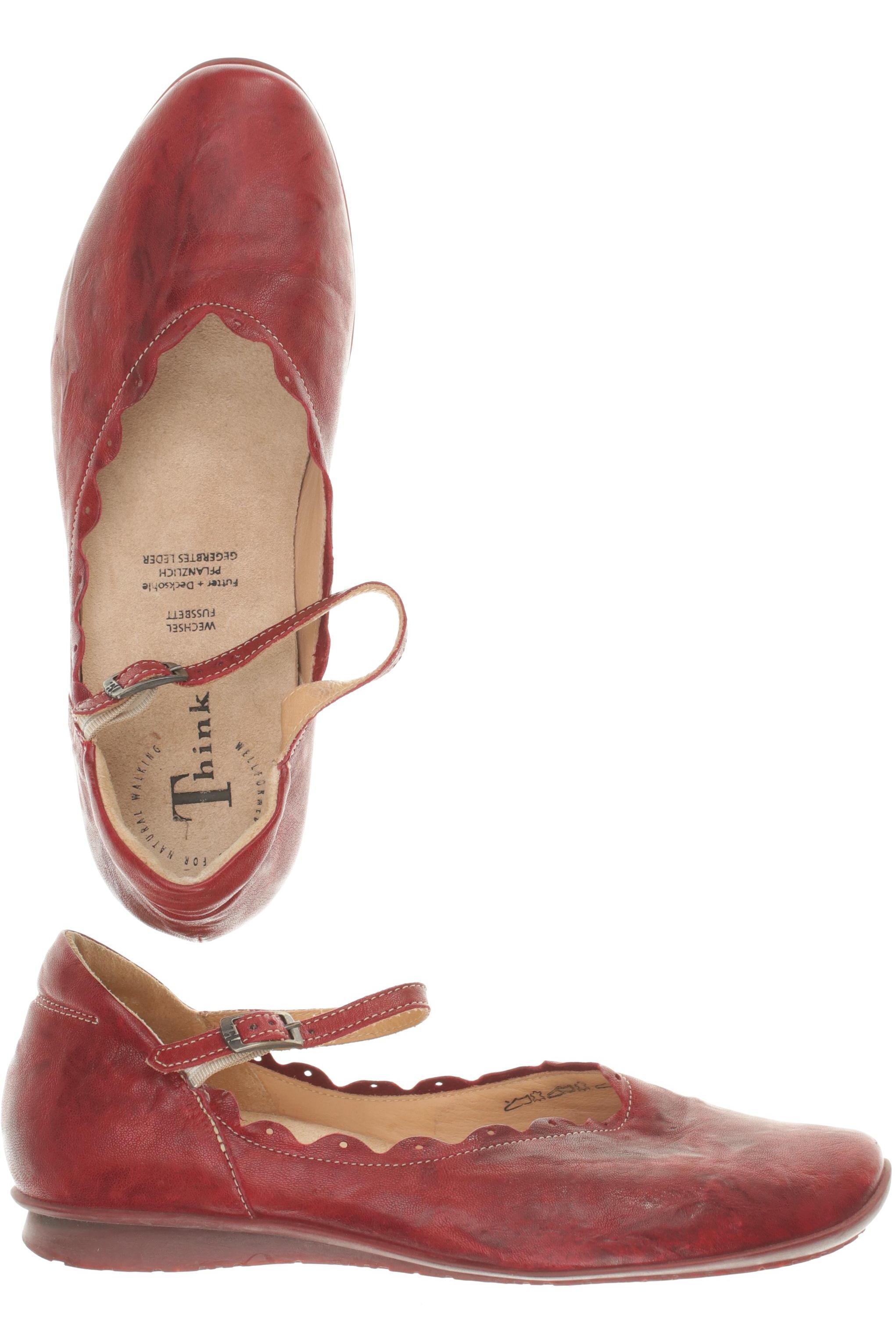 

Think! Damen Halbschuh, rot, Gr. 40