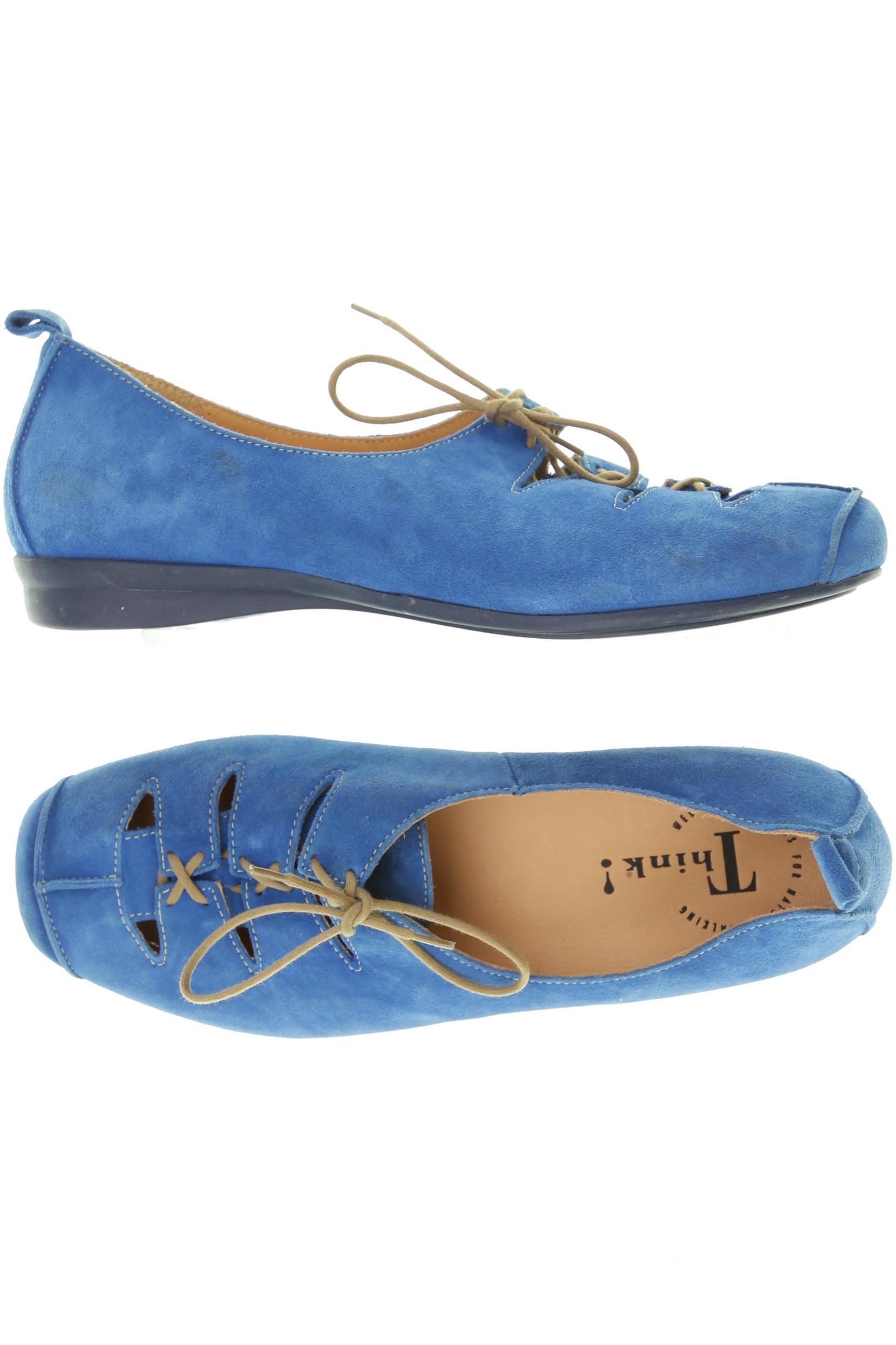 

Think! Damen Halbschuh, blau, Gr. 39.5