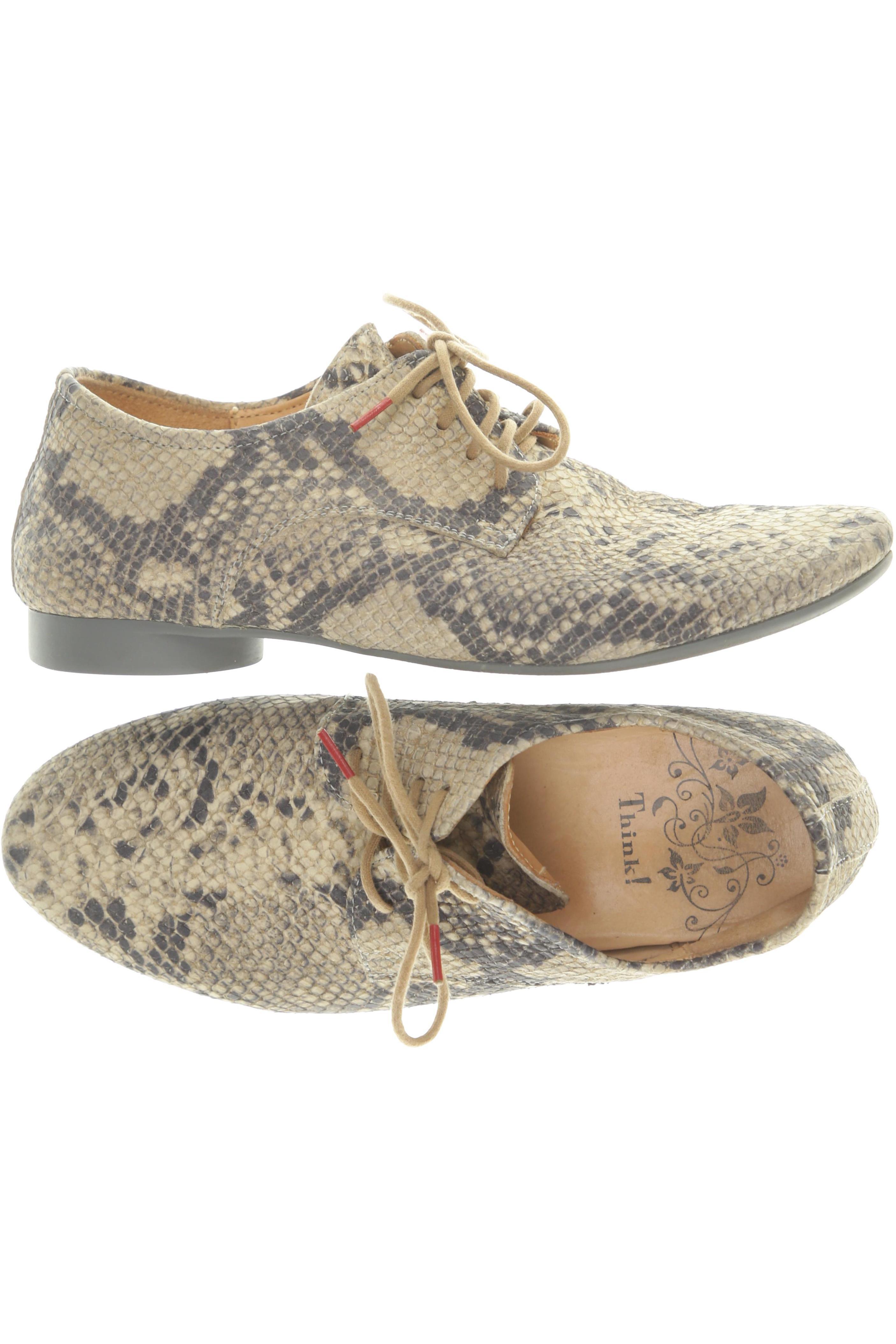 

Think! Damen Halbschuh, beige, Gr. 36