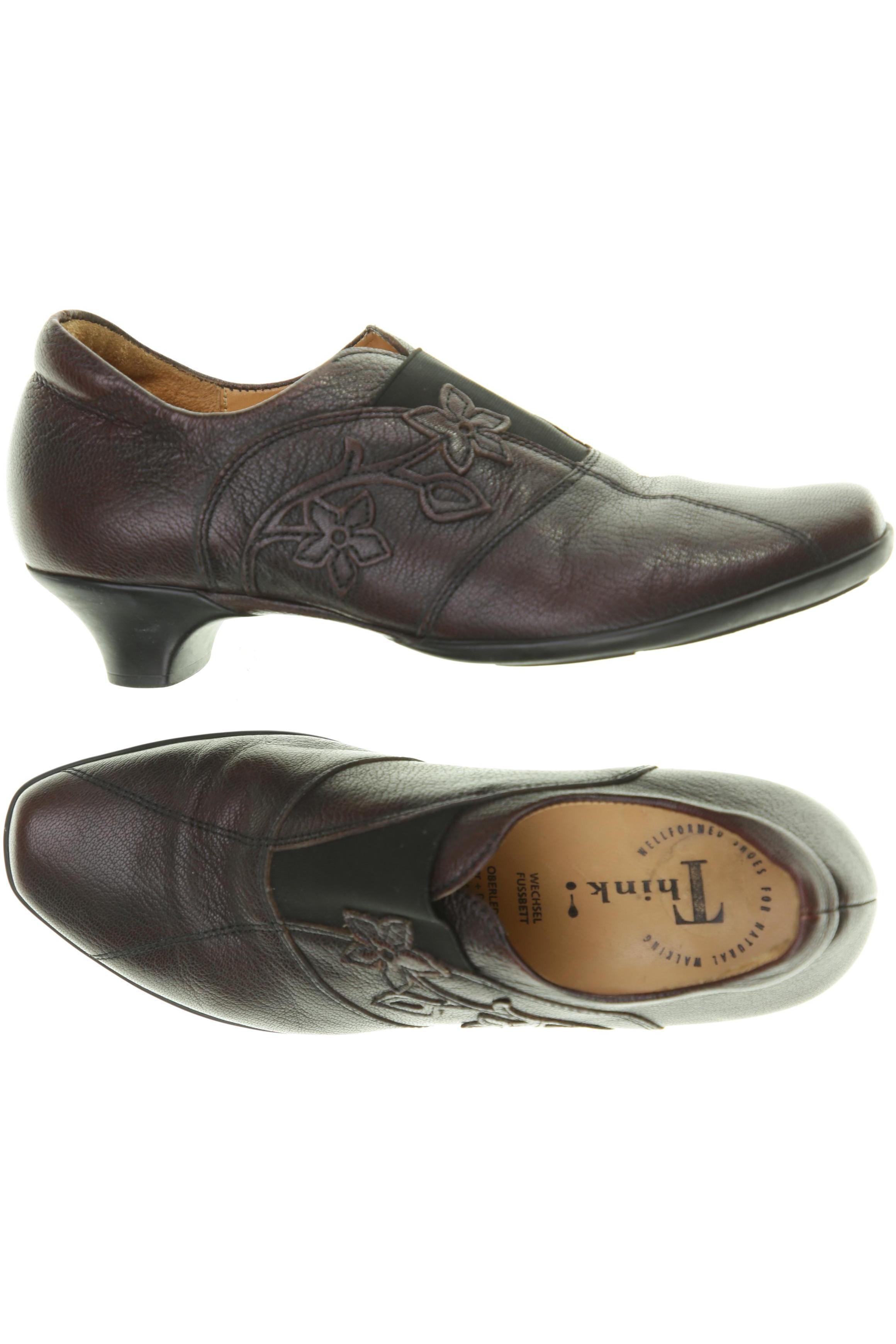 

Think! Damen Halbschuh, braun, Gr. 37.5