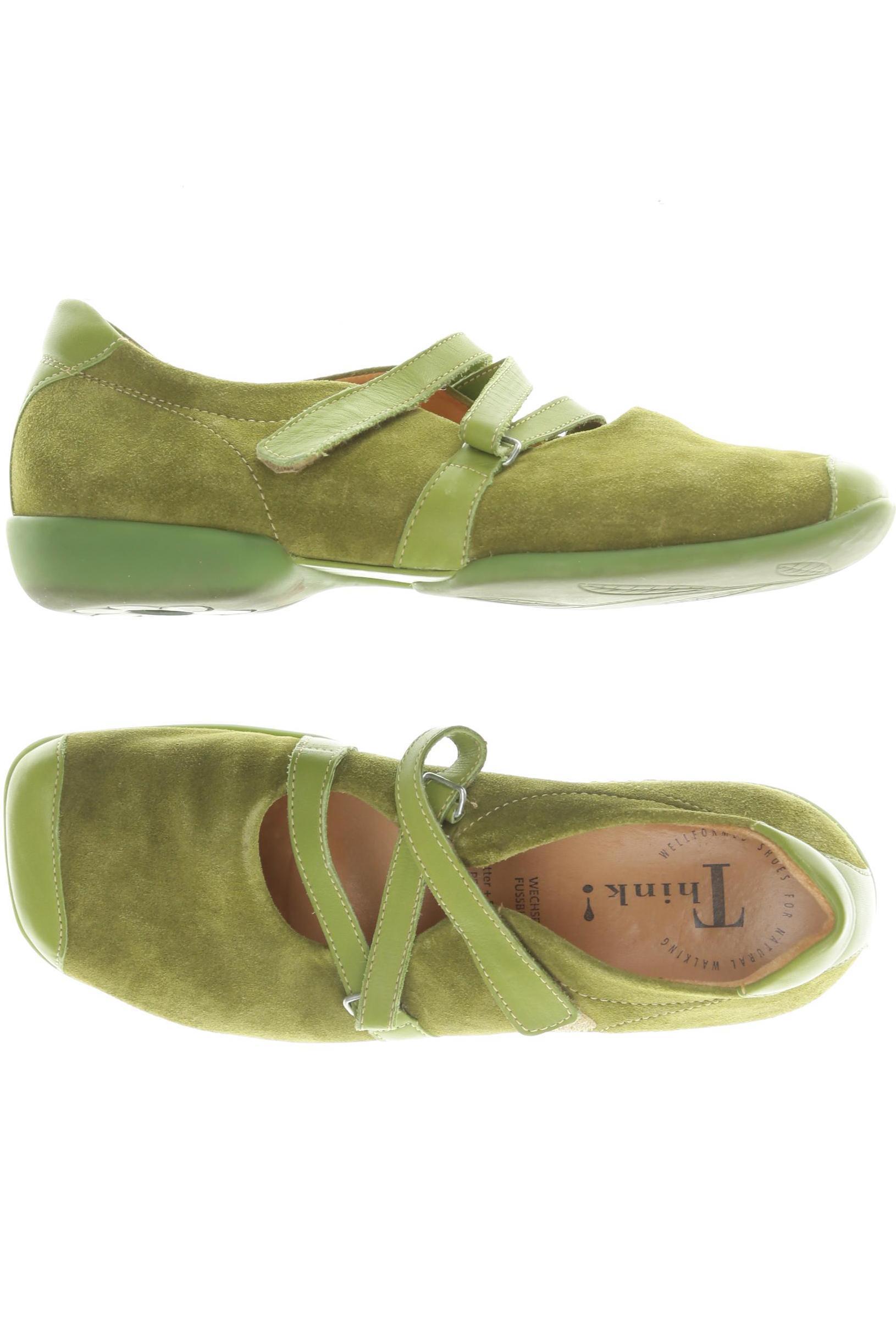 

Think! Damen Halbschuh, grün, Gr. 38.5