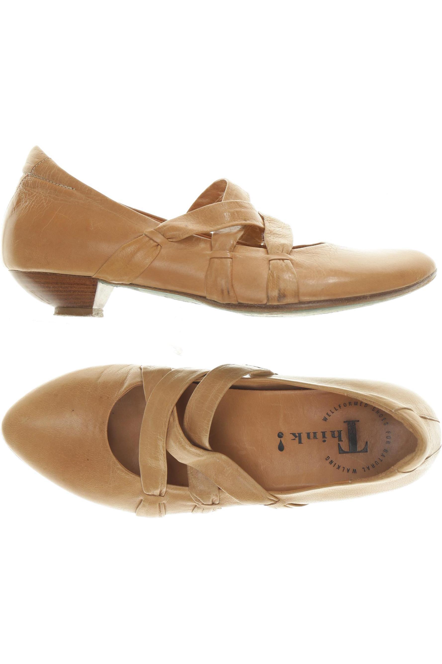 

Think! Damen Halbschuh, beige, Gr. 38