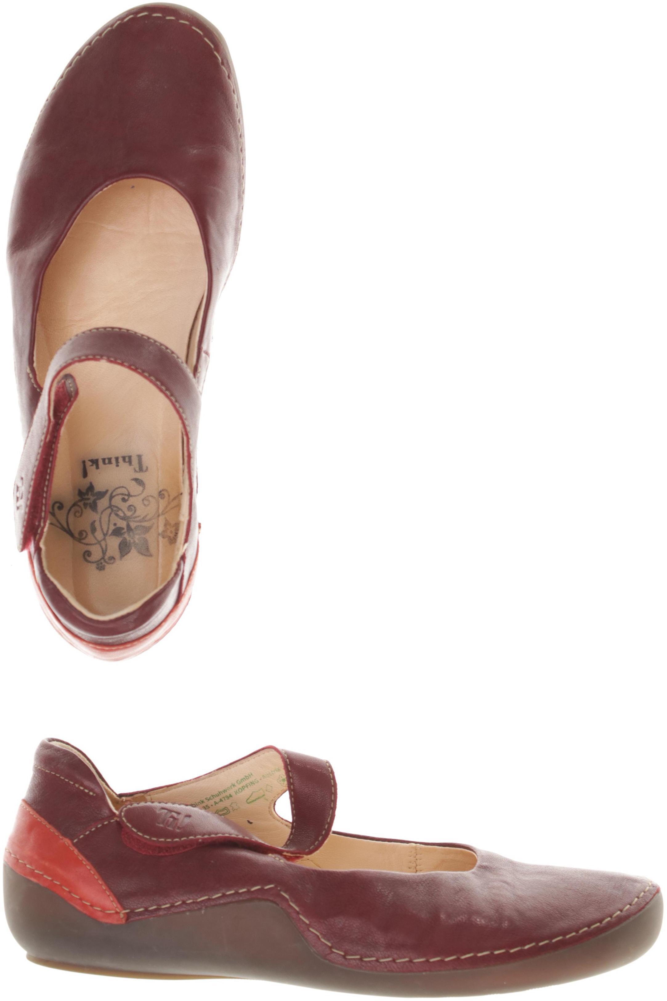 

Think! Damen Halbschuh, rot, Gr. 8.5