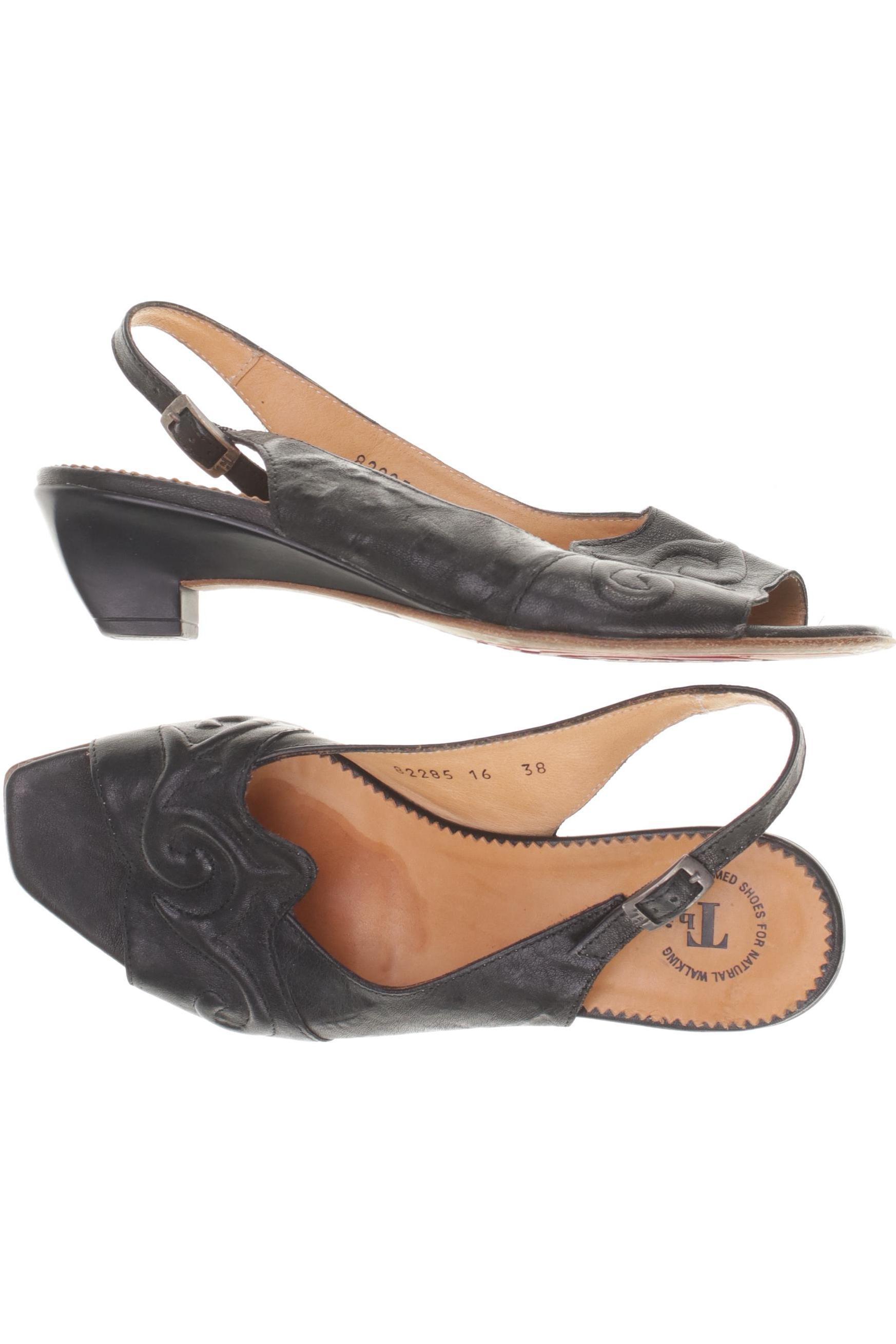 

Think! Damen Sandale, schwarz, Gr. 38