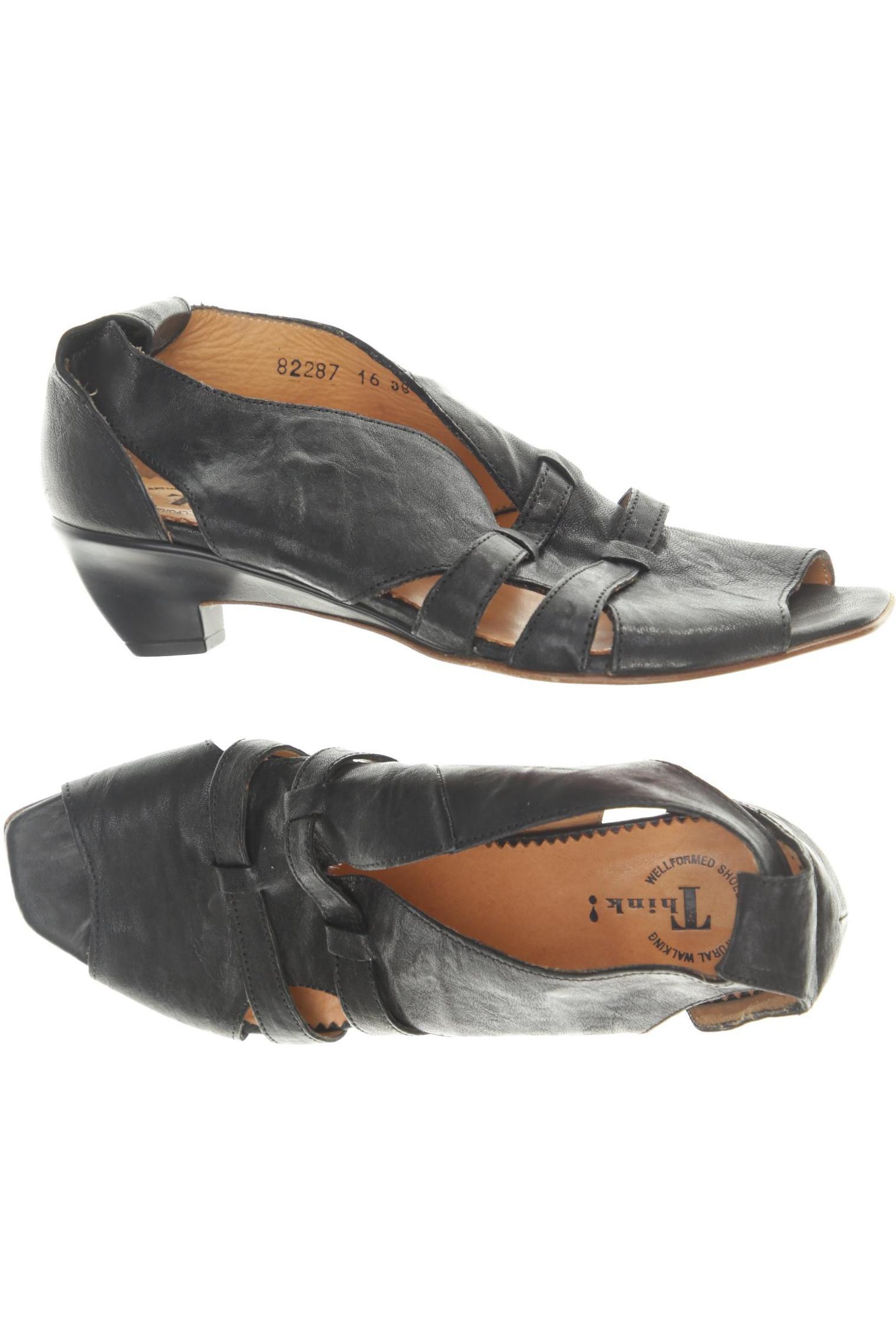 

Think! Damen Sandale, schwarz, Gr. 38