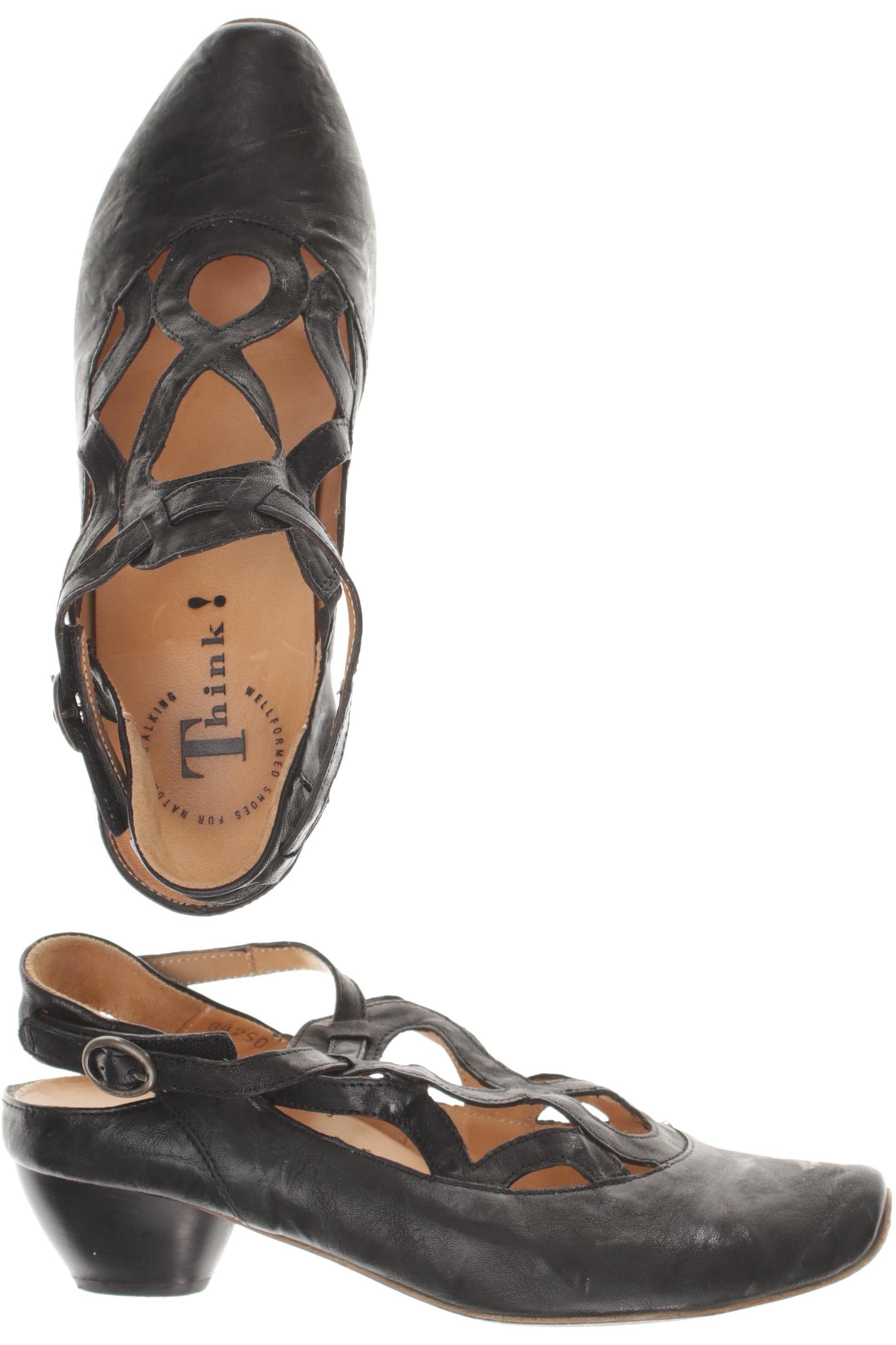 

Think! Damen Sandale, schwarz, Gr. 40