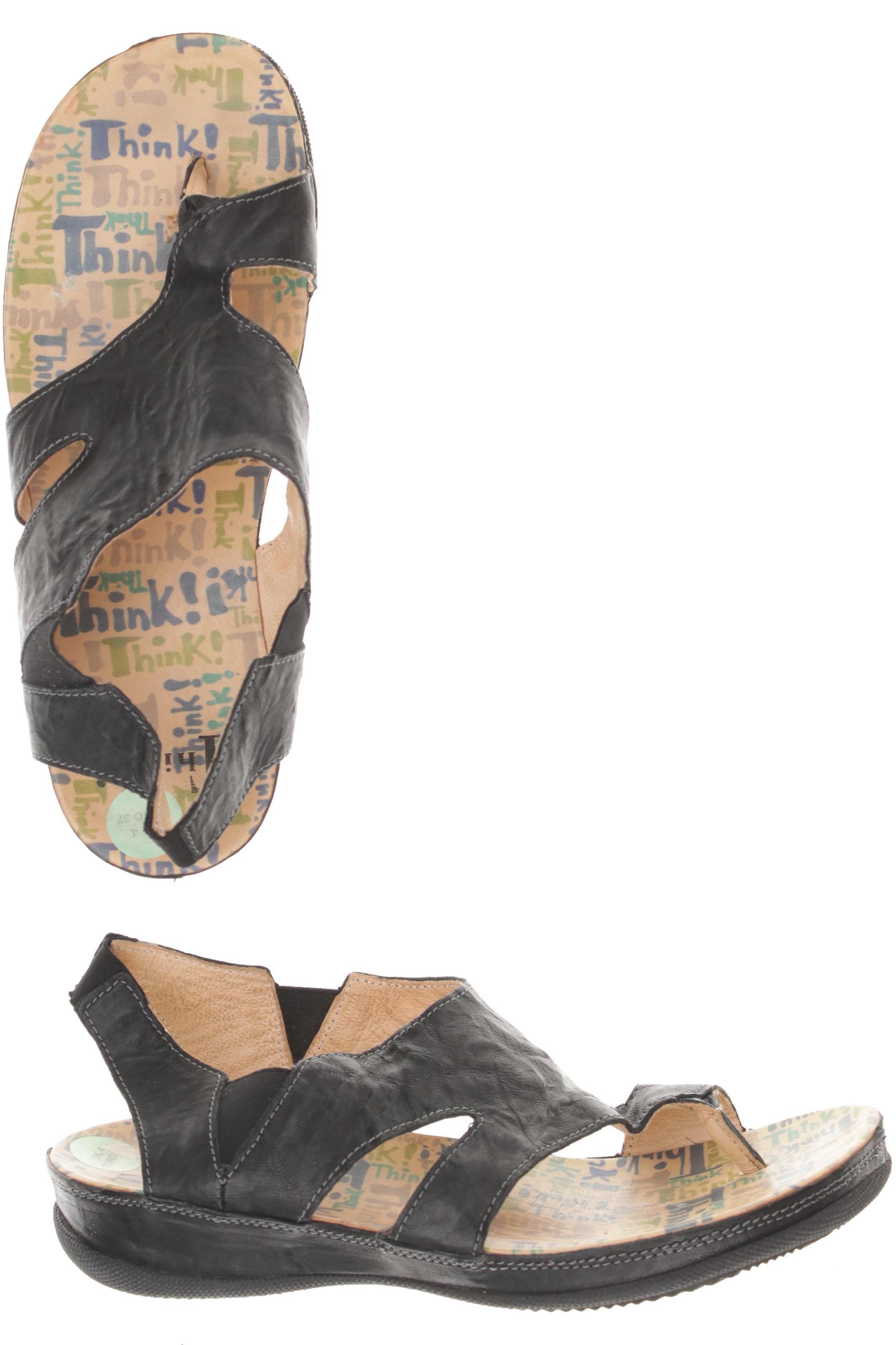

Think! Damen Sandale, schwarz, Gr. 37