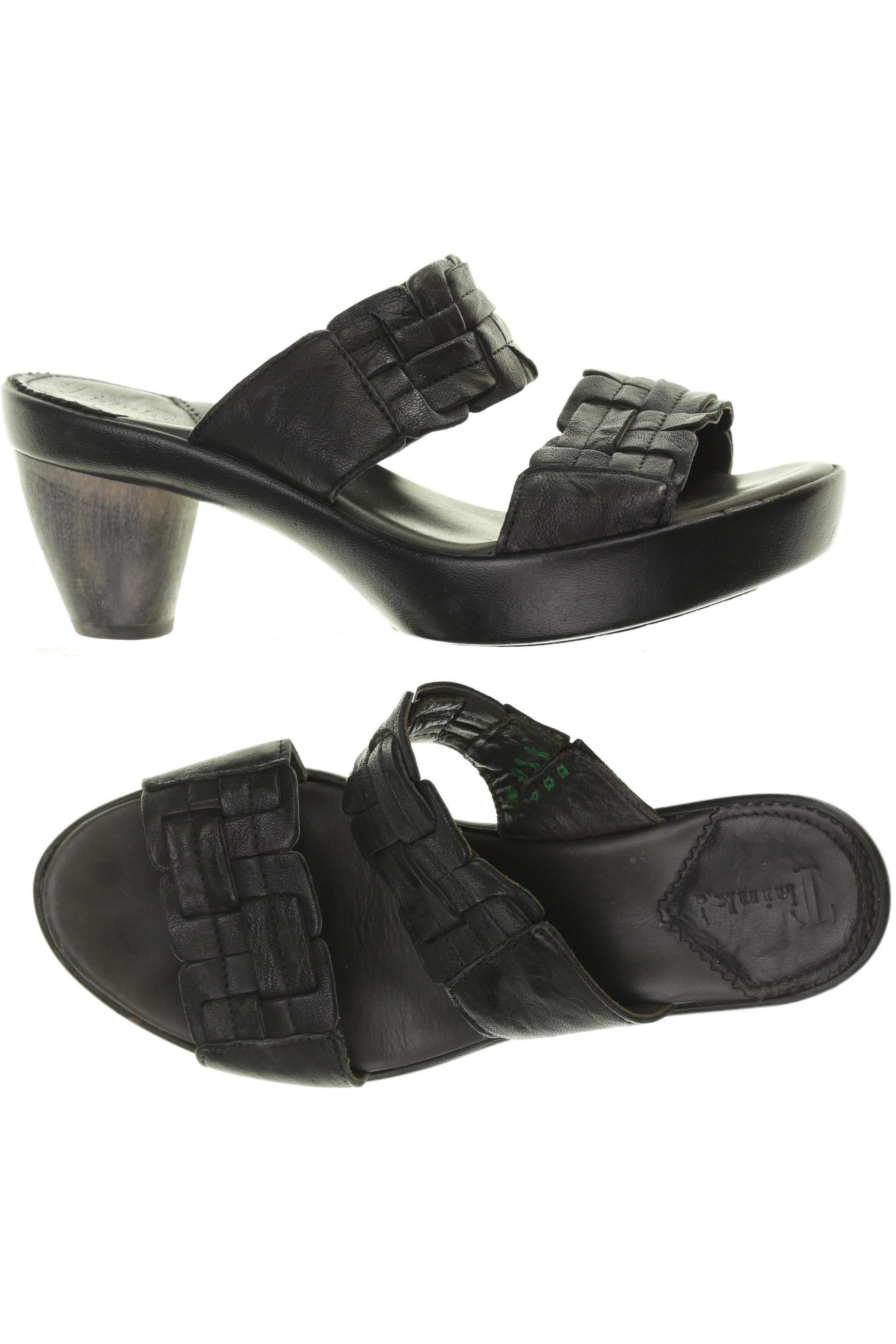 

Think! Damen Sandale, schwarz, Gr. 39