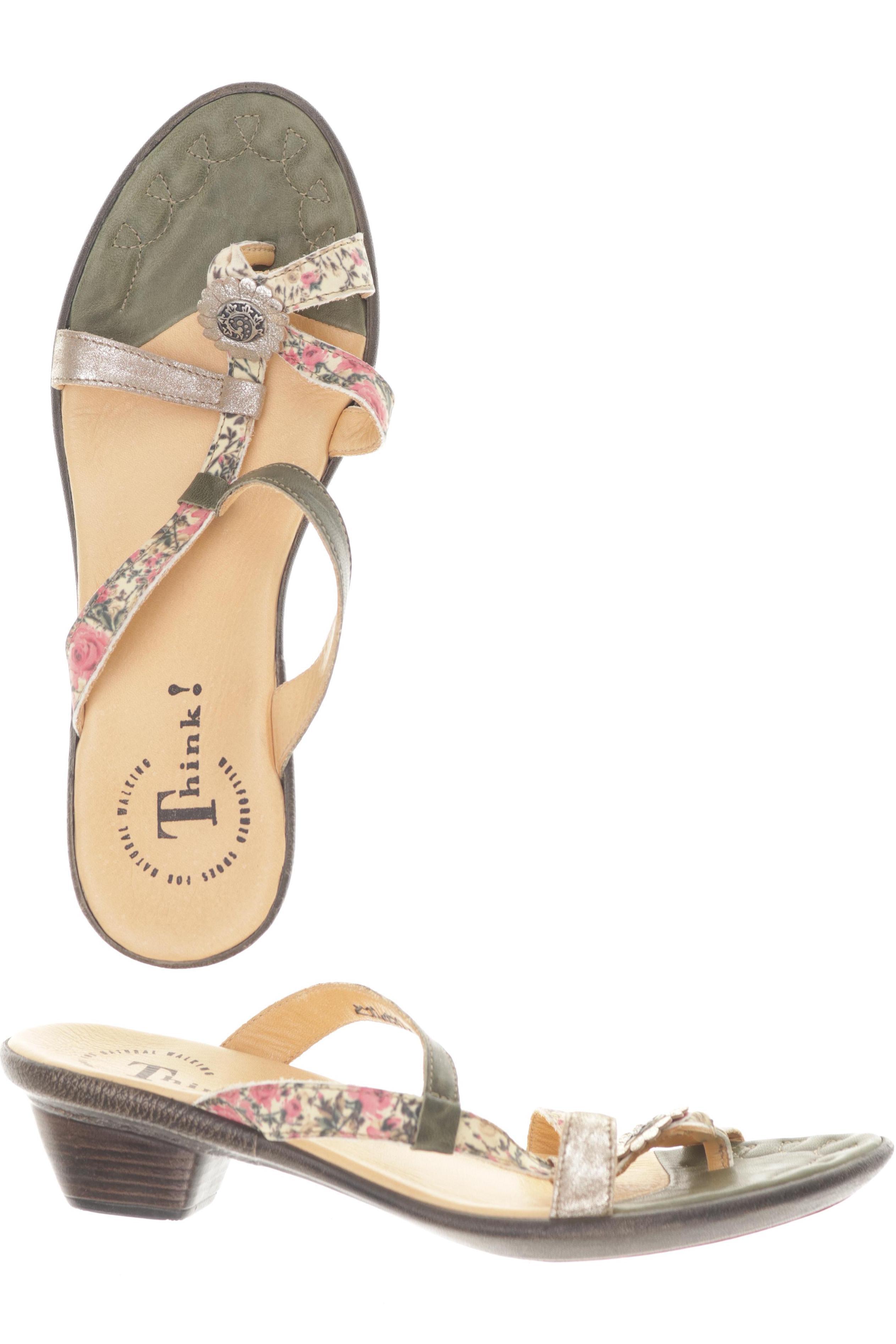 

Think! Damen Sandale, grün, weiß, Gr. 41