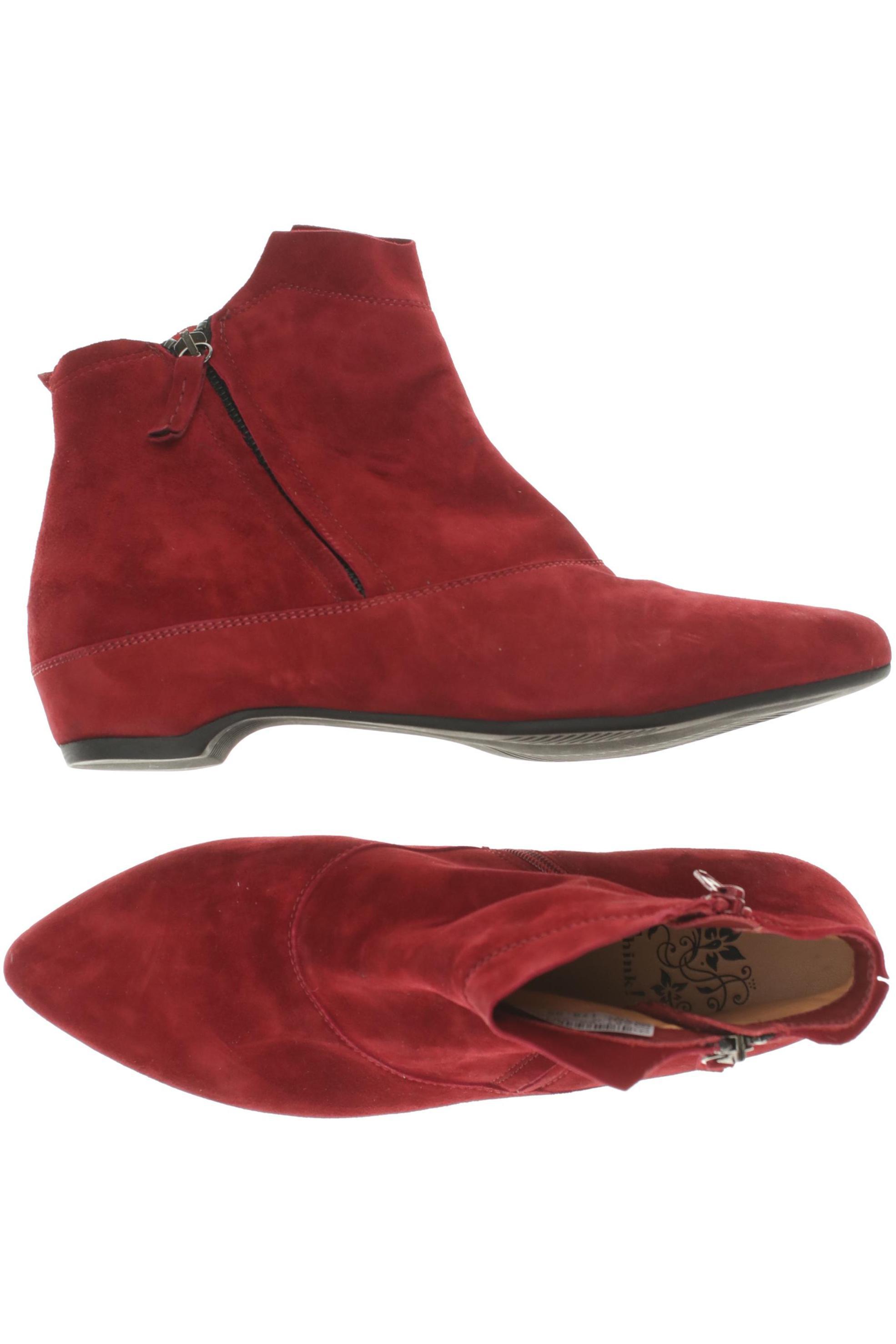 

Think! Damen Stiefelette, rot, Gr. 40