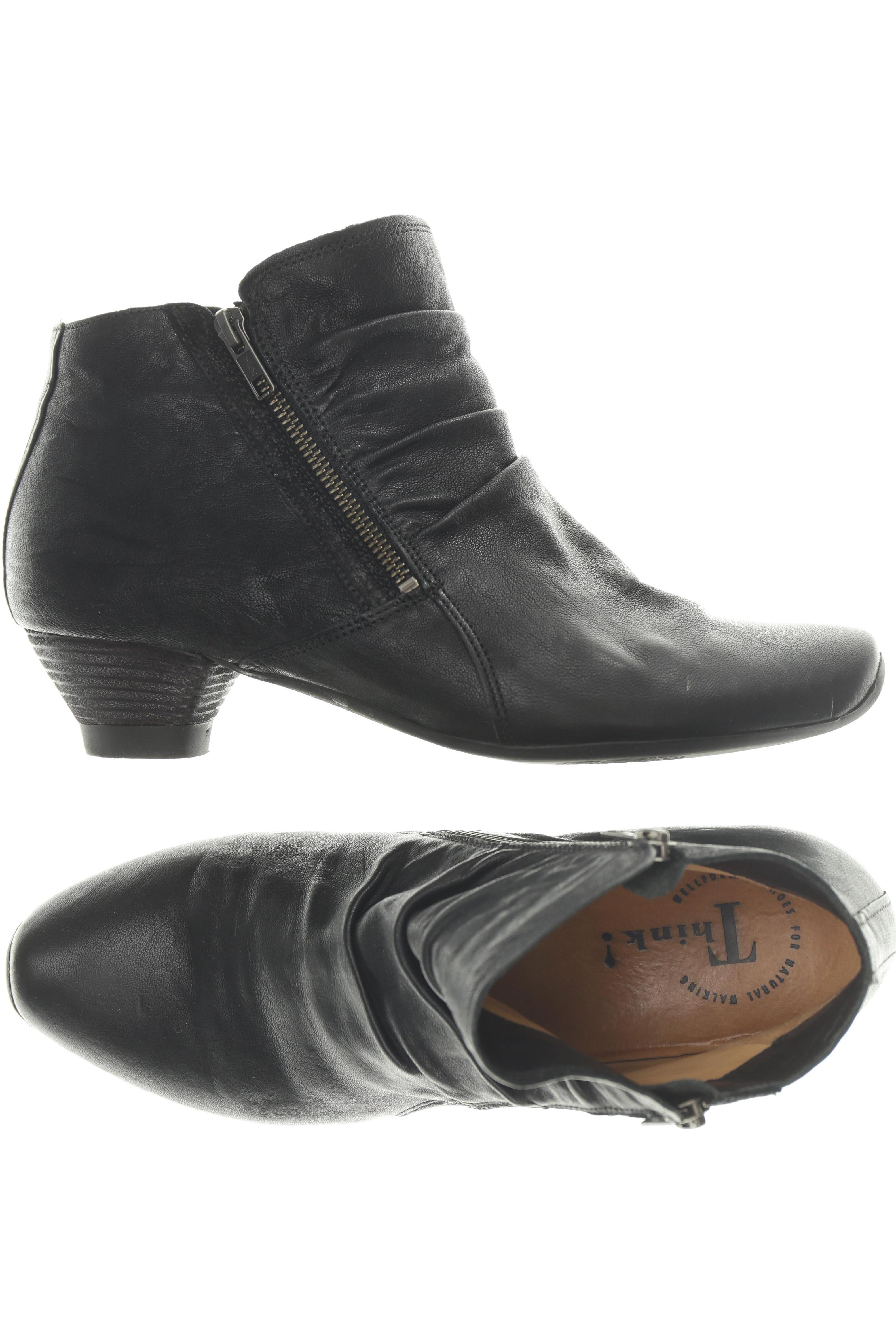 

Think! Damen Stiefelette, schwarz, Gr. 42