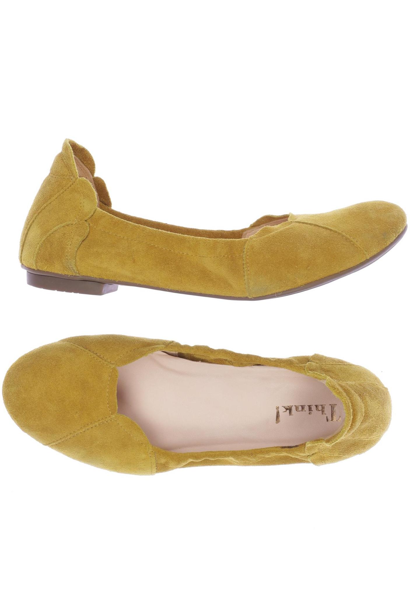 

Think! Damen Ballerinas, gelb, Gr. 39