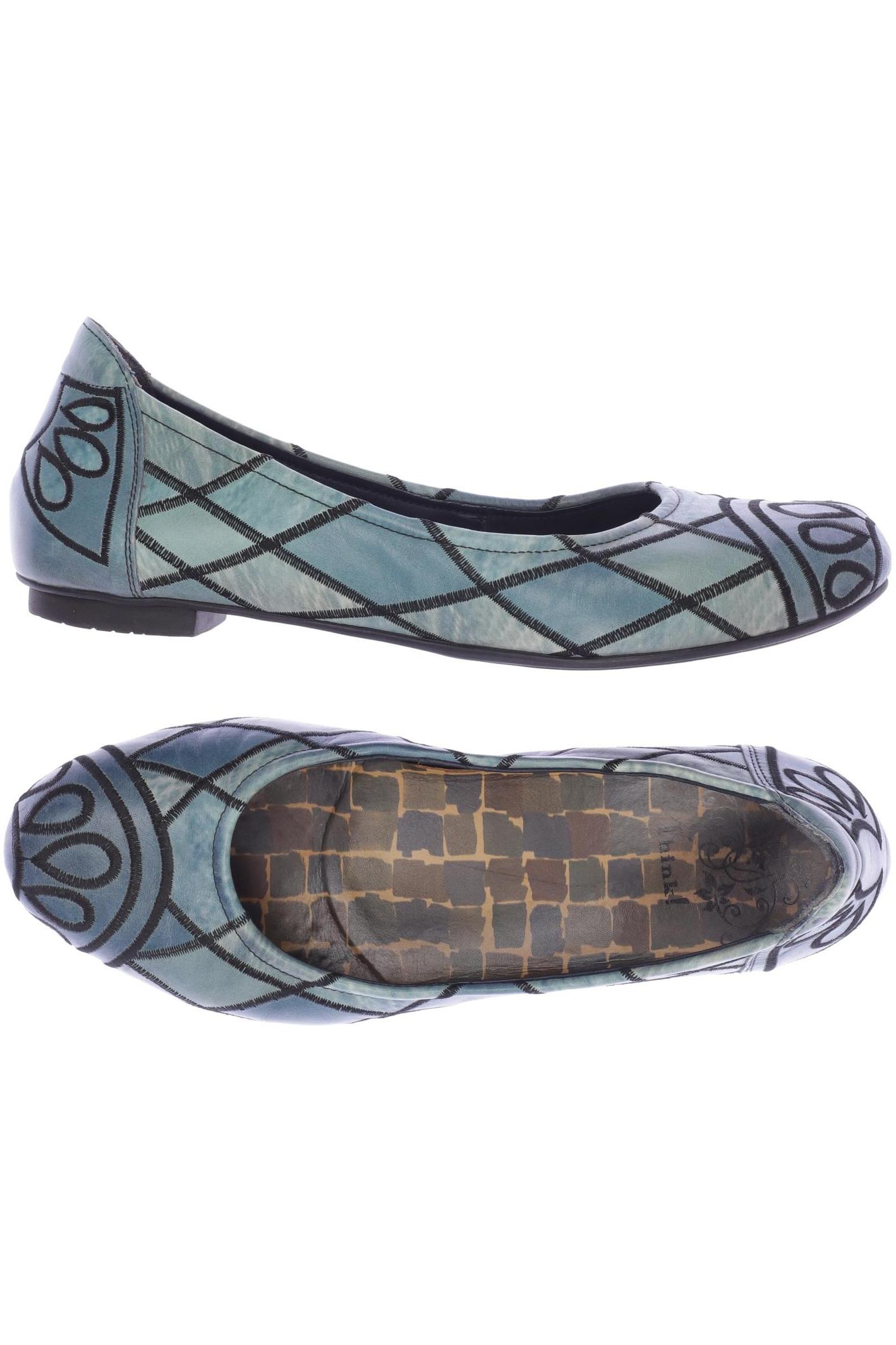 

Think! Damen Ballerinas, blau, Gr. 39.5
