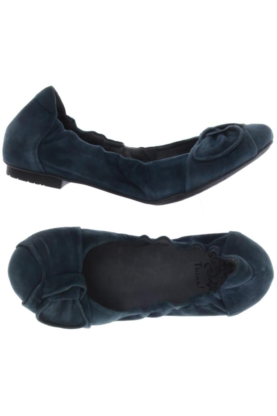 

Think! Damen Ballerinas, türkis, Gr. 41.5