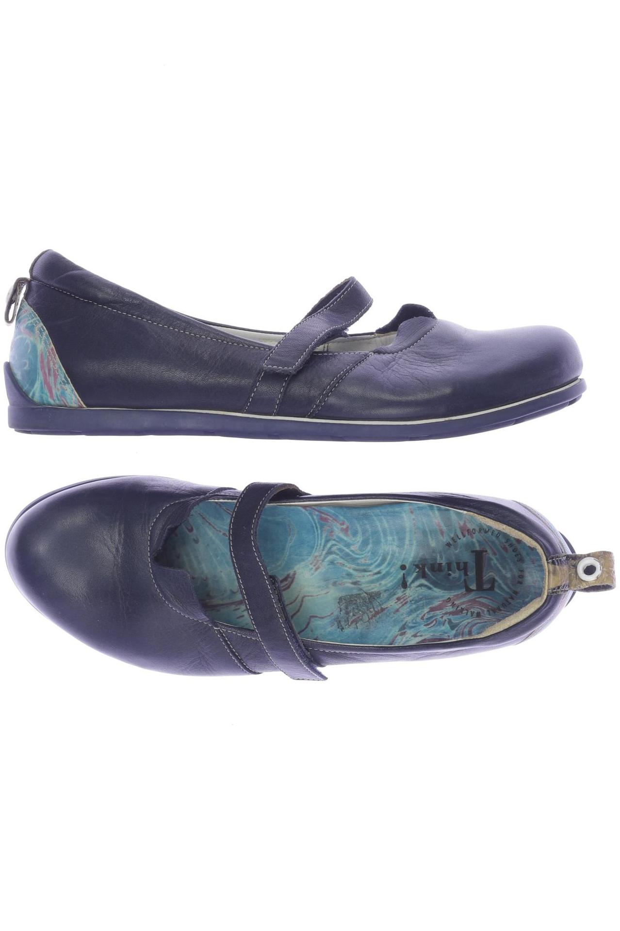 

Think! Damen Ballerinas, marineblau