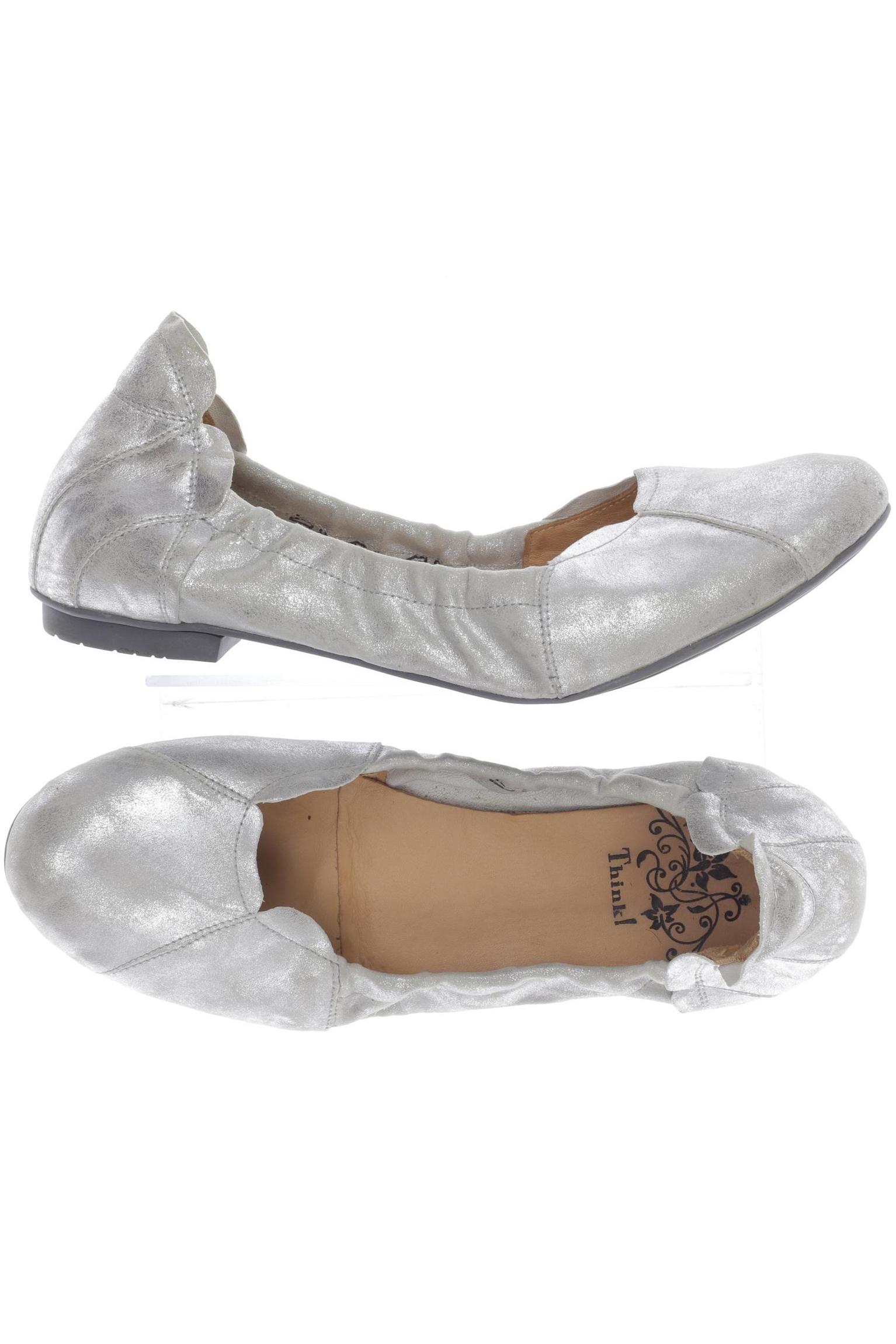 

Think! Damen Ballerinas, silber, Gr. 43