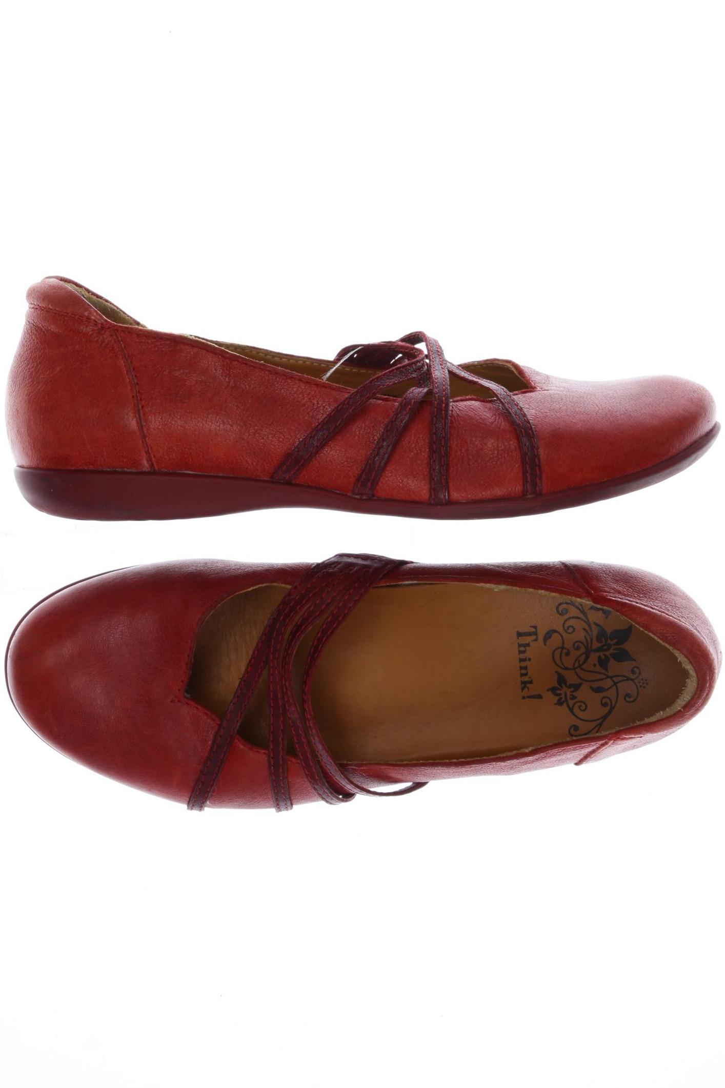 

Think! Damen Ballerinas, rot, Gr. 36