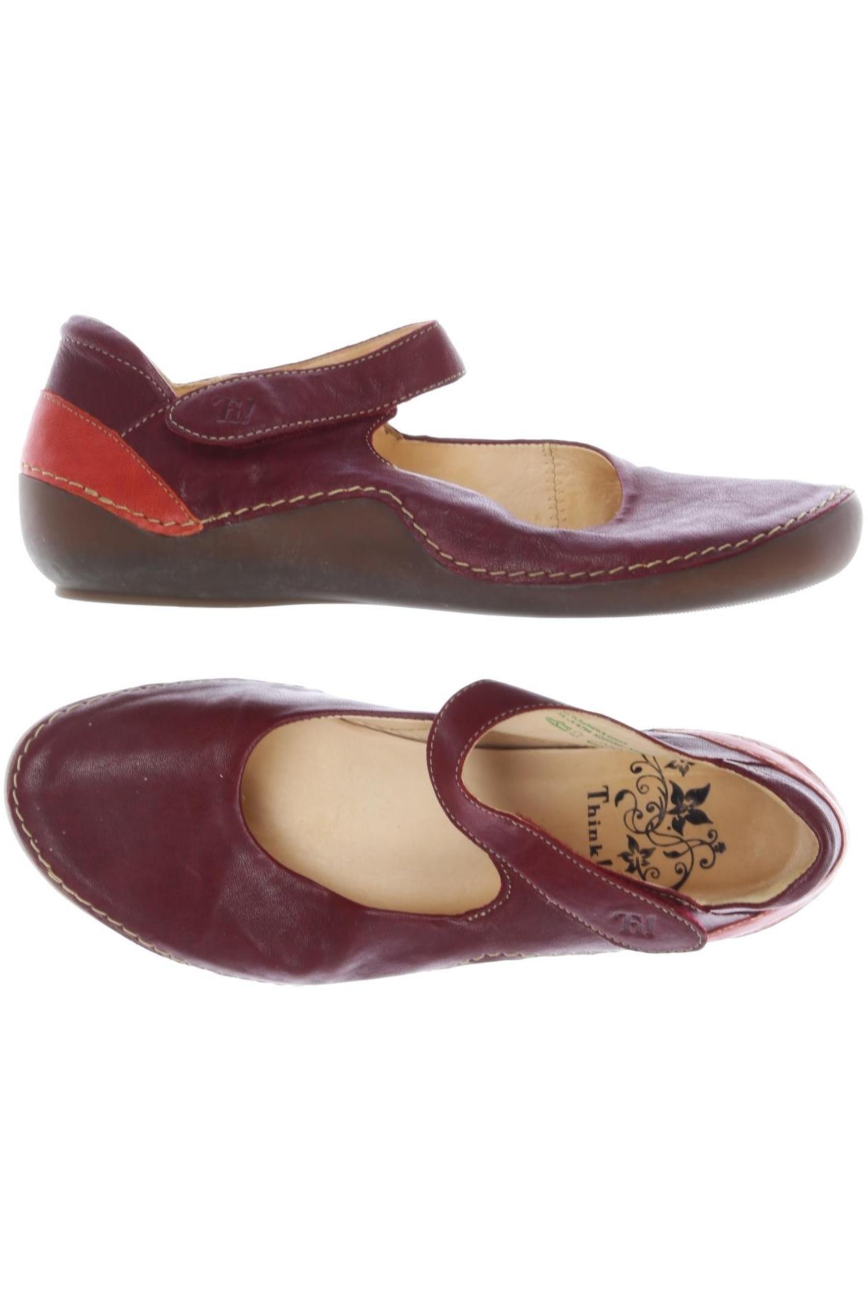 

Think! Damen Ballerinas, bordeaux, Gr. 40.5