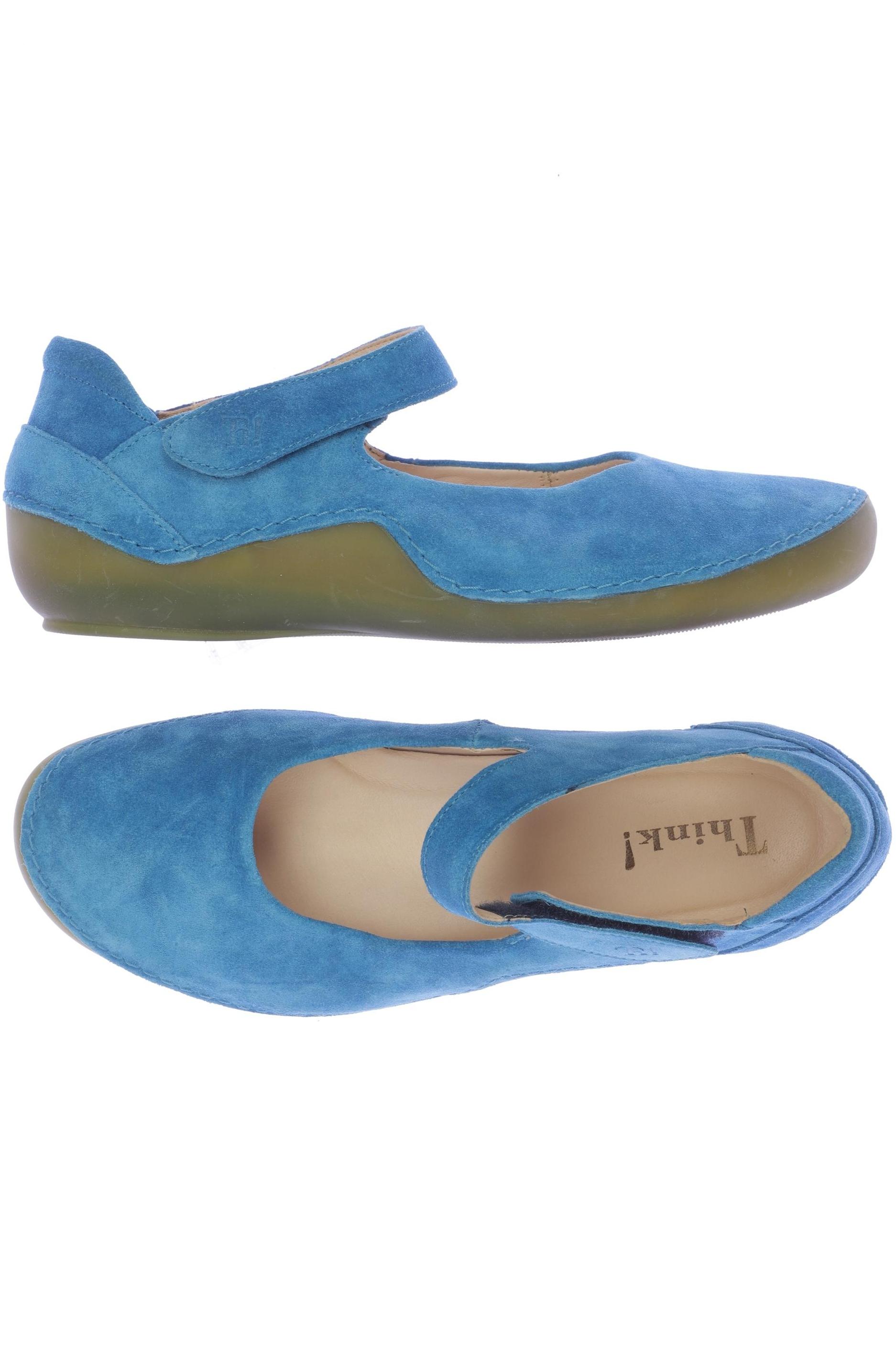 

Think! Damen Ballerinas, blau, Gr. 38