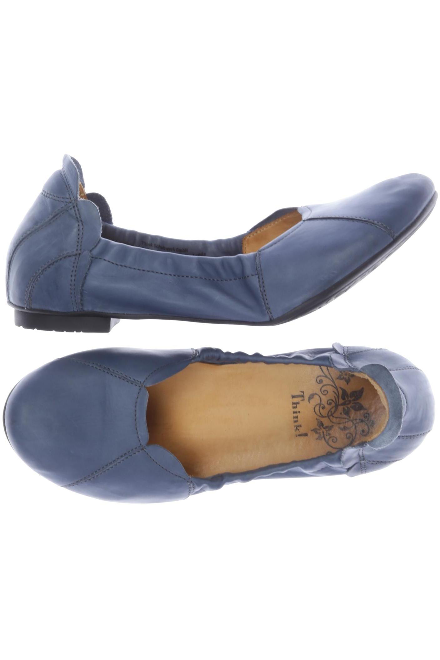 

Think! Damen Ballerinas, blau, Gr. 38.5