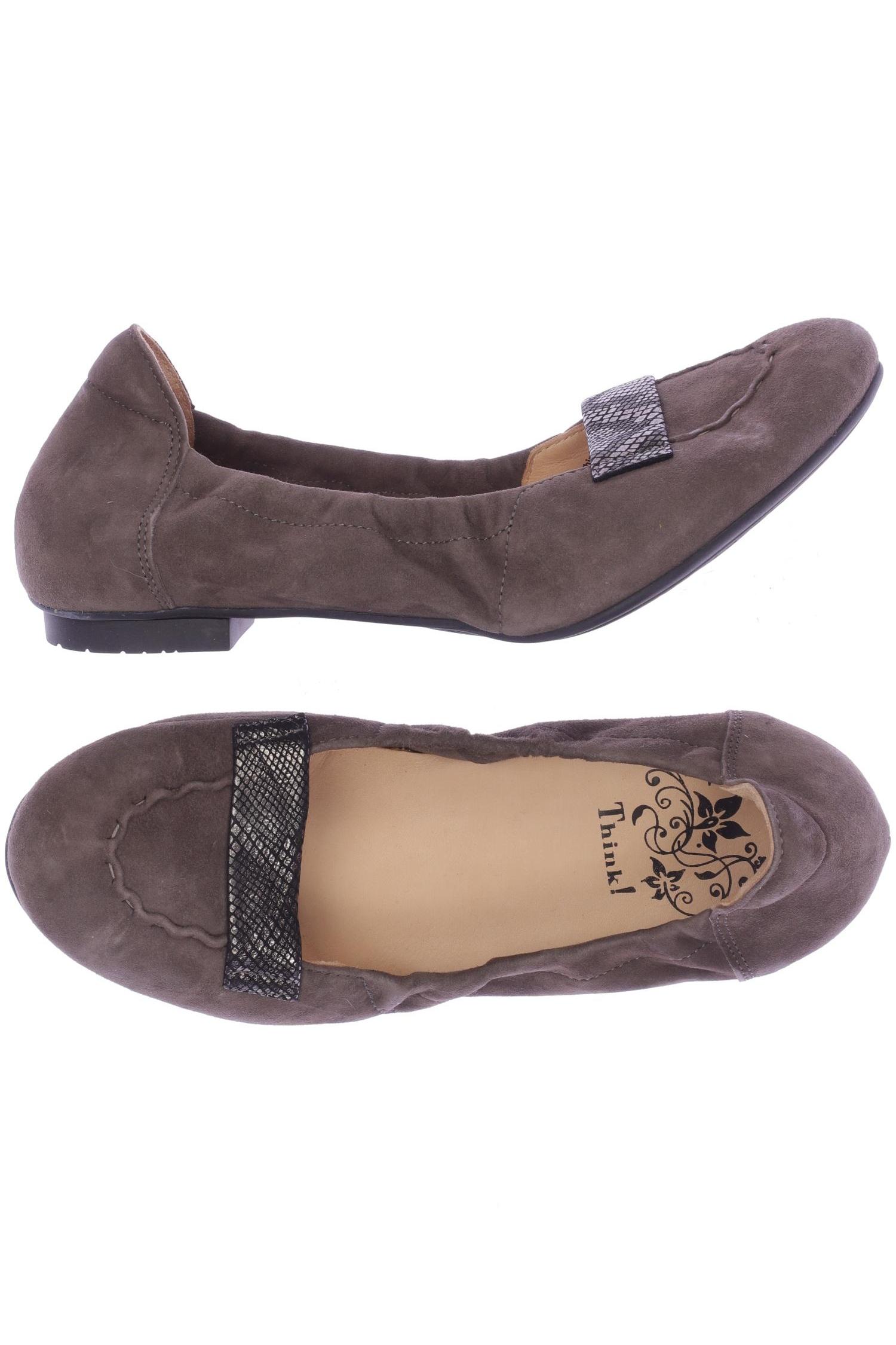 

Think! Damen Ballerinas, braun, Gr. 38