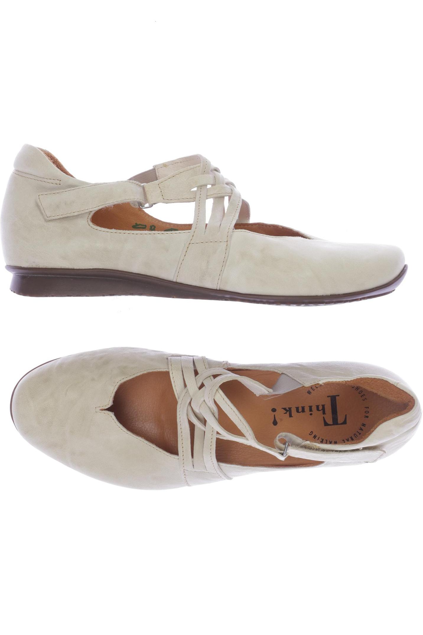 

Think! Damen Ballerinas, cremeweiß