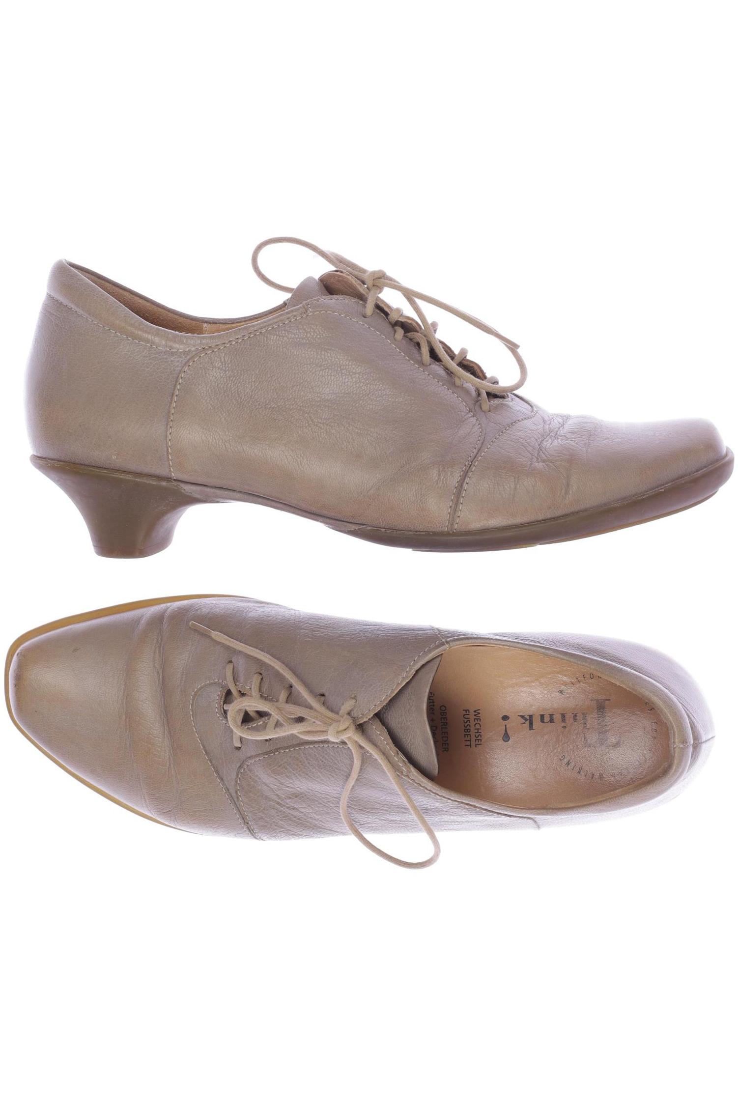 

Think! Damen Halbschuh, beige, Gr. 40