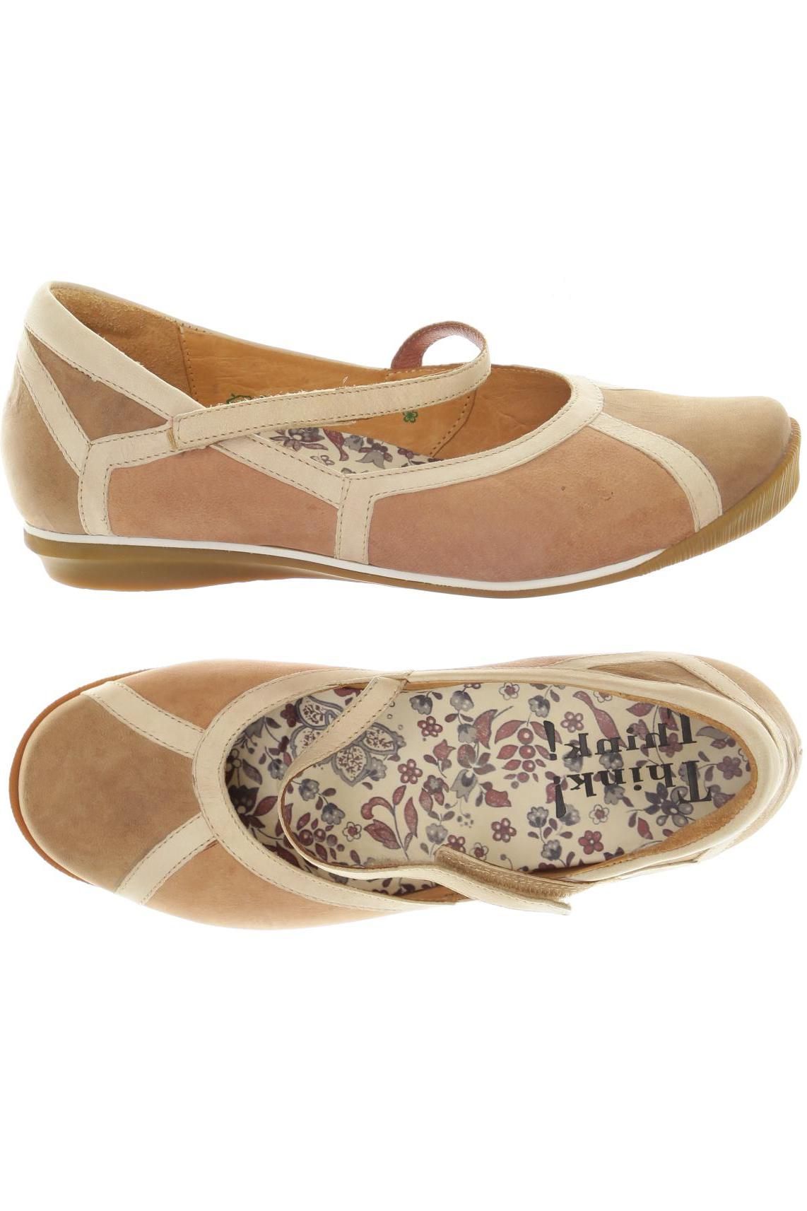 

Think! Damen Halbschuh, beige, Gr. 38