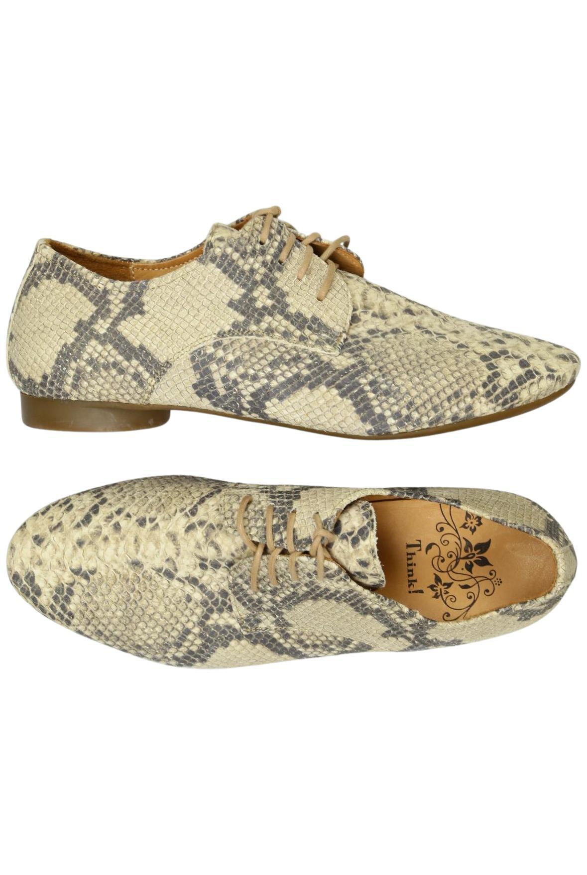 

Think! Damen Halbschuh, beige, Gr. 39.5