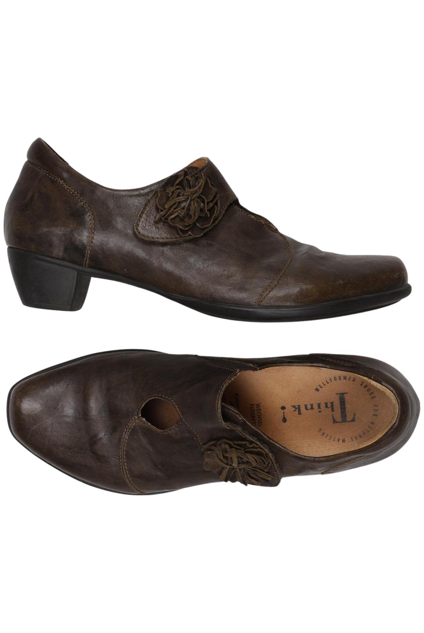 

Think! Damen Halbschuh, braun, Gr. 37.5