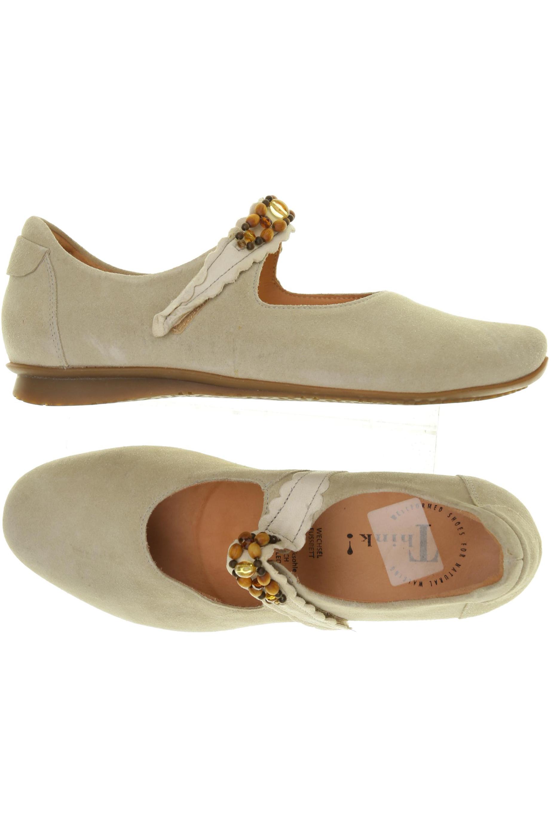 

Think! Damen Halbschuh, beige, Gr. 39.5