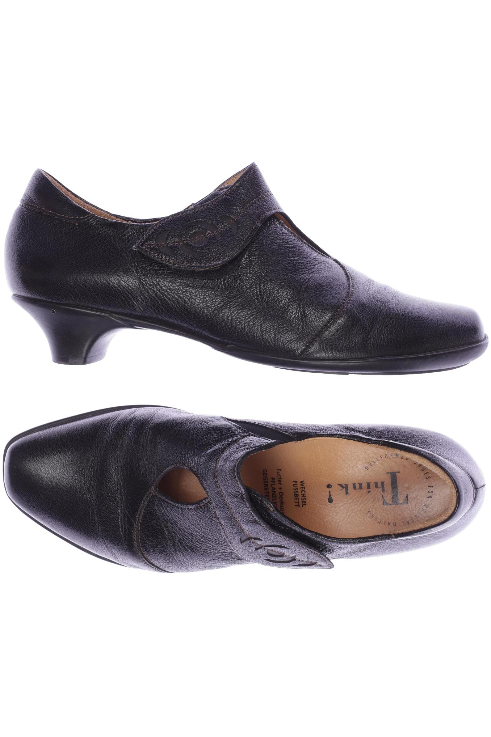 

Think! Damen Halbschuh, schwarz, Gr. 39.5