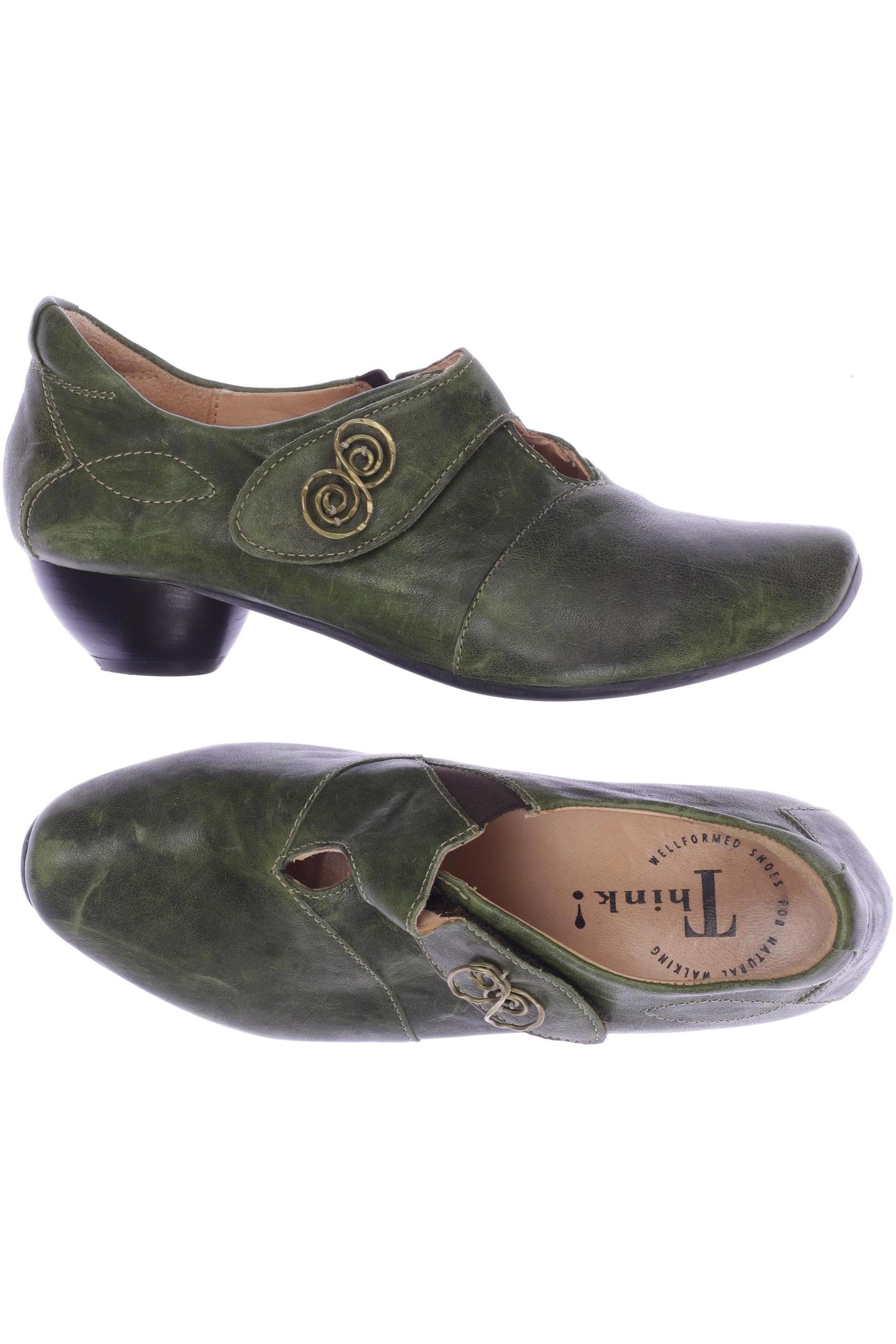 

Think! Damen Halbschuh, grün, Gr. 37.5