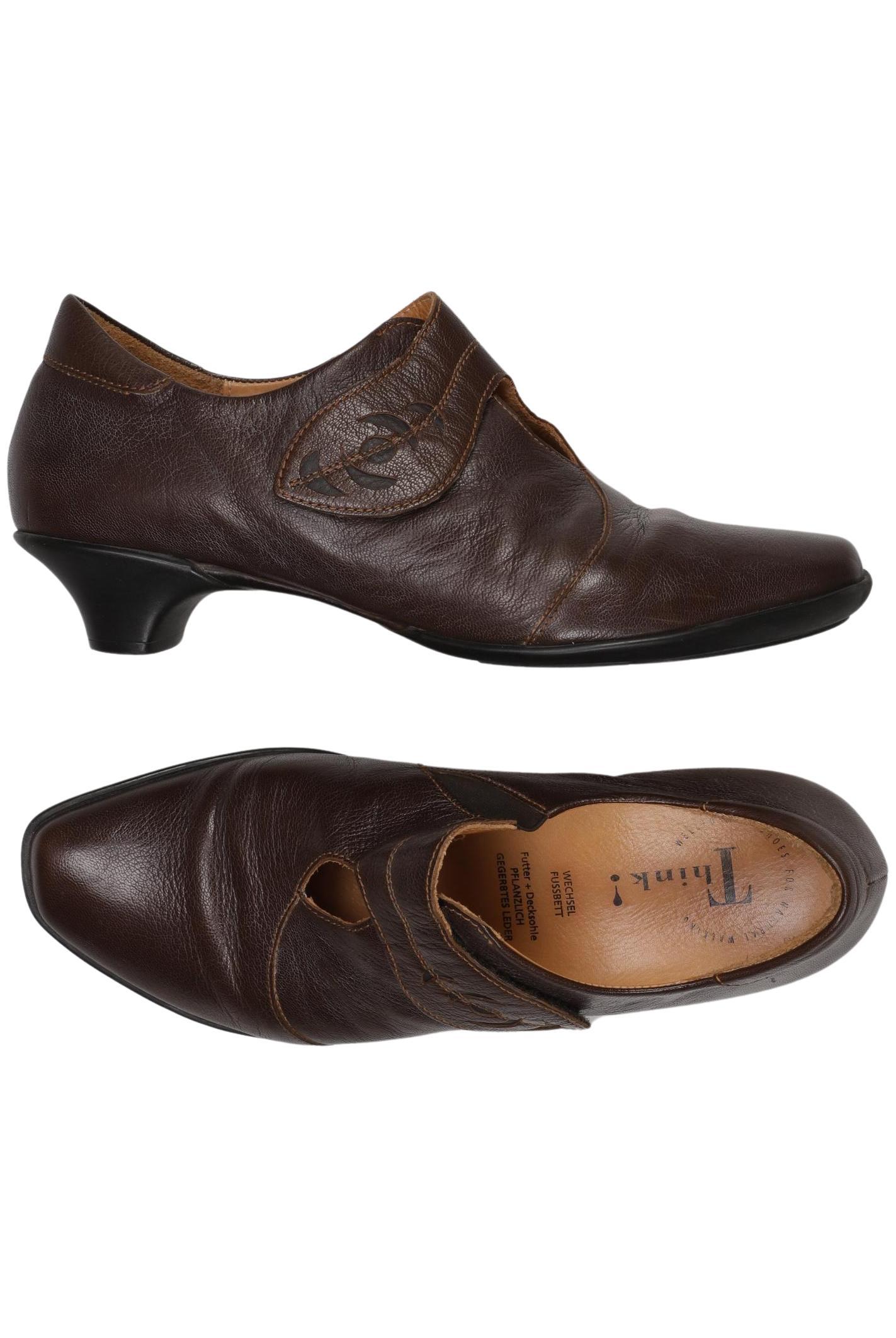 

Think! Damen Halbschuh, braun, Gr. 40.5