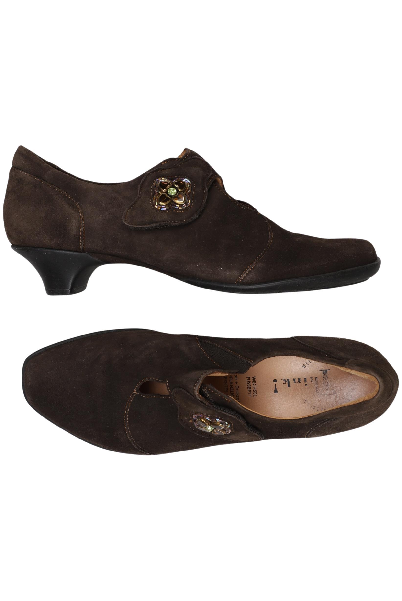 

Think! Damen Halbschuh, braun, Gr. 39.5