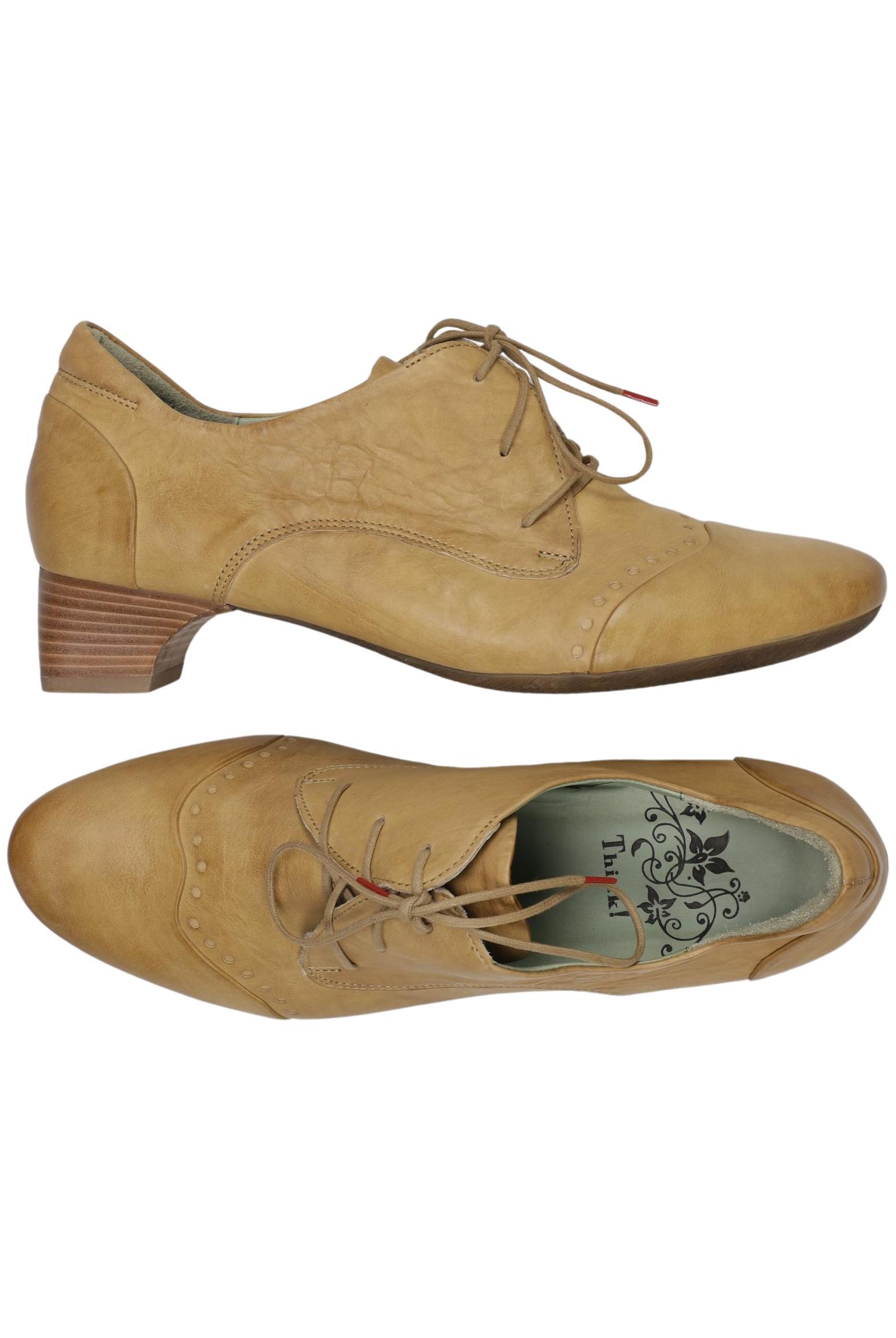 

Think! Damen Halbschuh, beige, Gr. 41.5