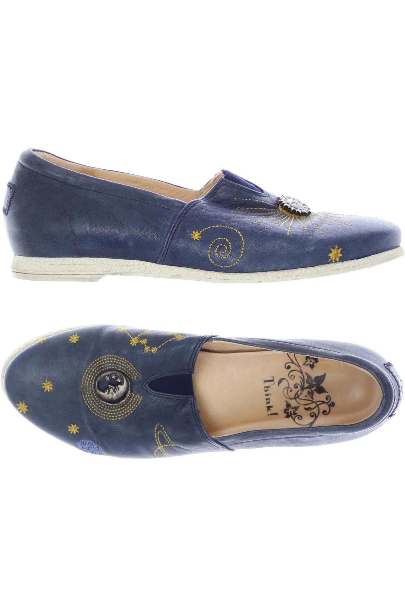 

Think! Damen Halbschuh, blau, Gr. 37