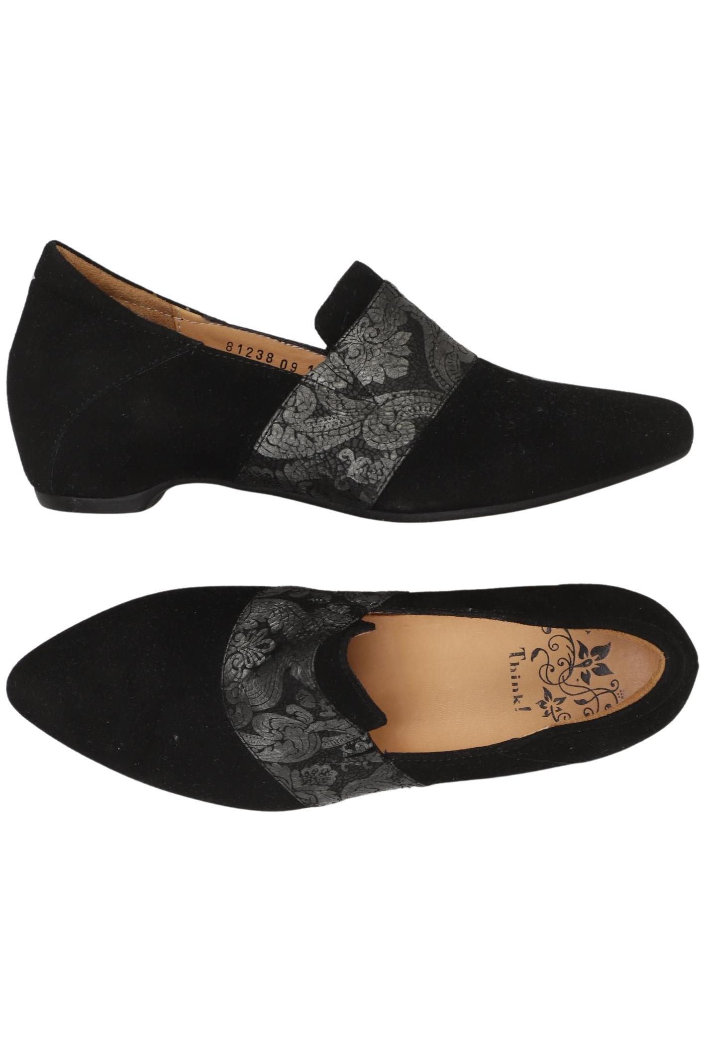 

Think! Damen Halbschuh, schwarz, Gr. 38.5