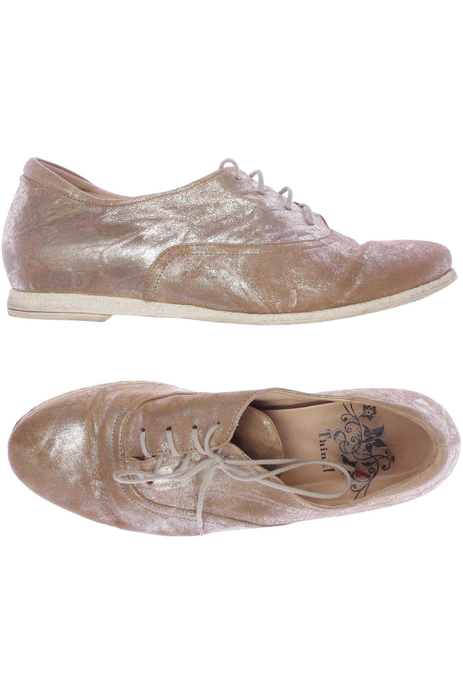 

Think! Damen Halbschuh, beige, Gr. 40.5